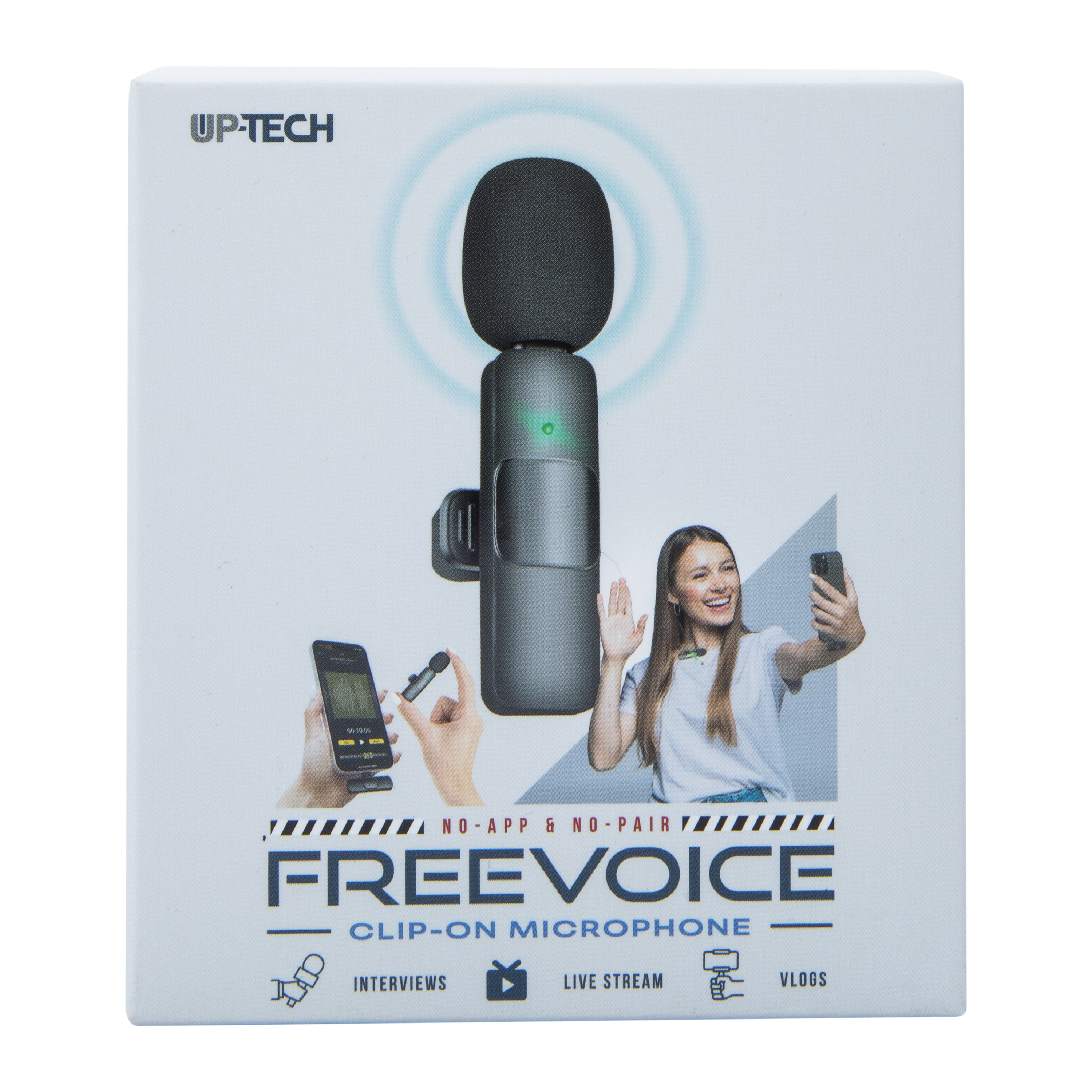 FreeVoice Clip-On Microphone
