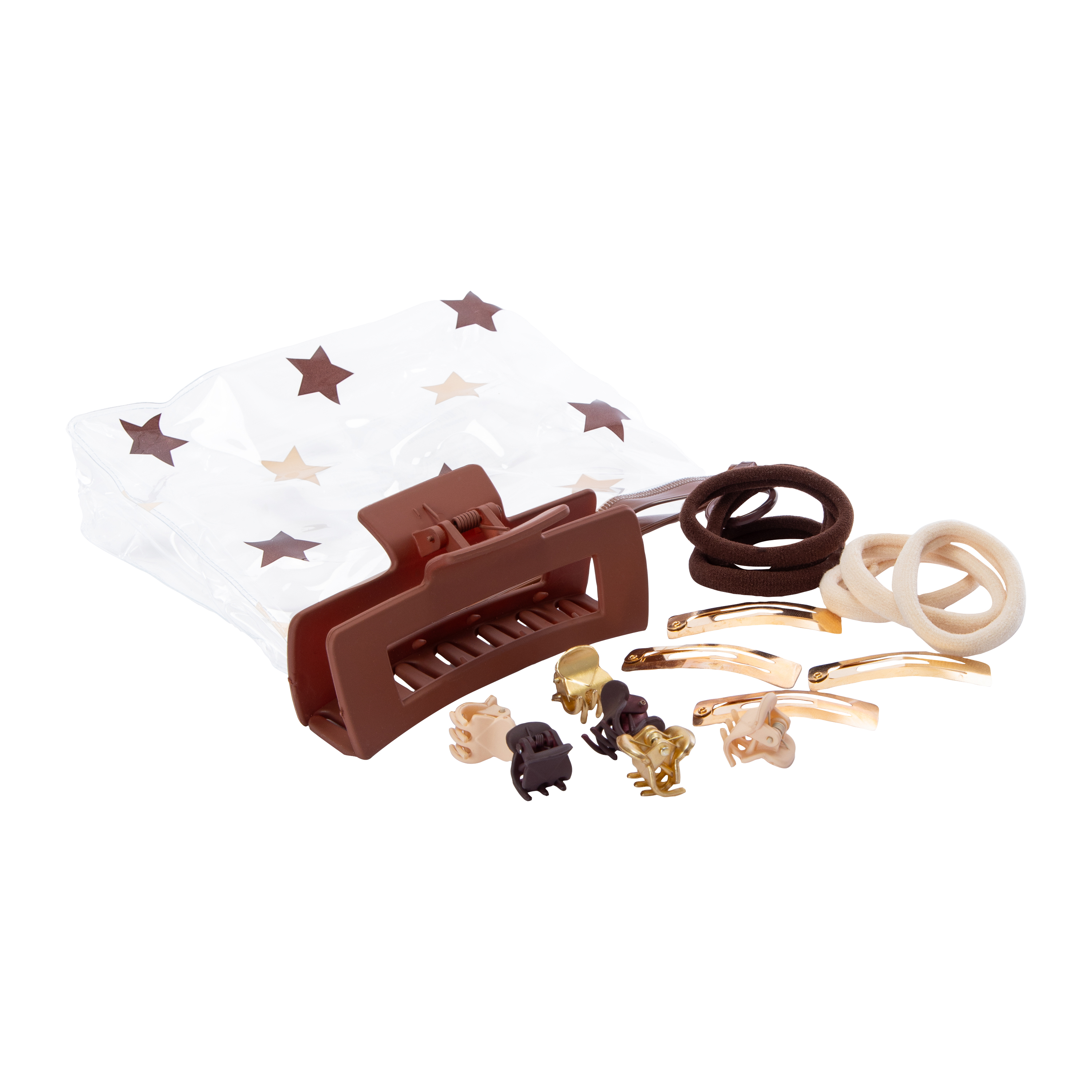 Hair Accessories Set With Travel Pouch