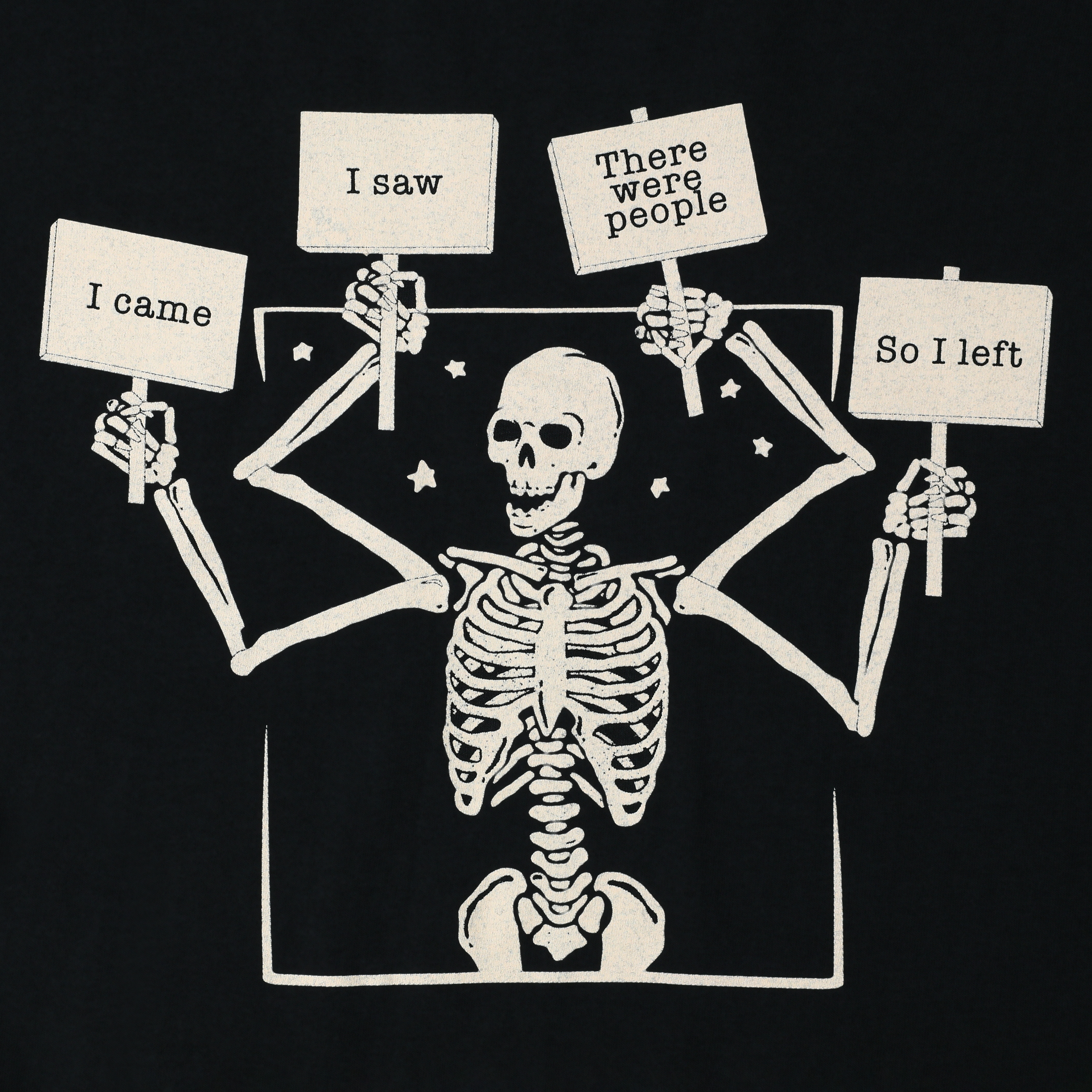 Skeleton Signs Graphic Tee