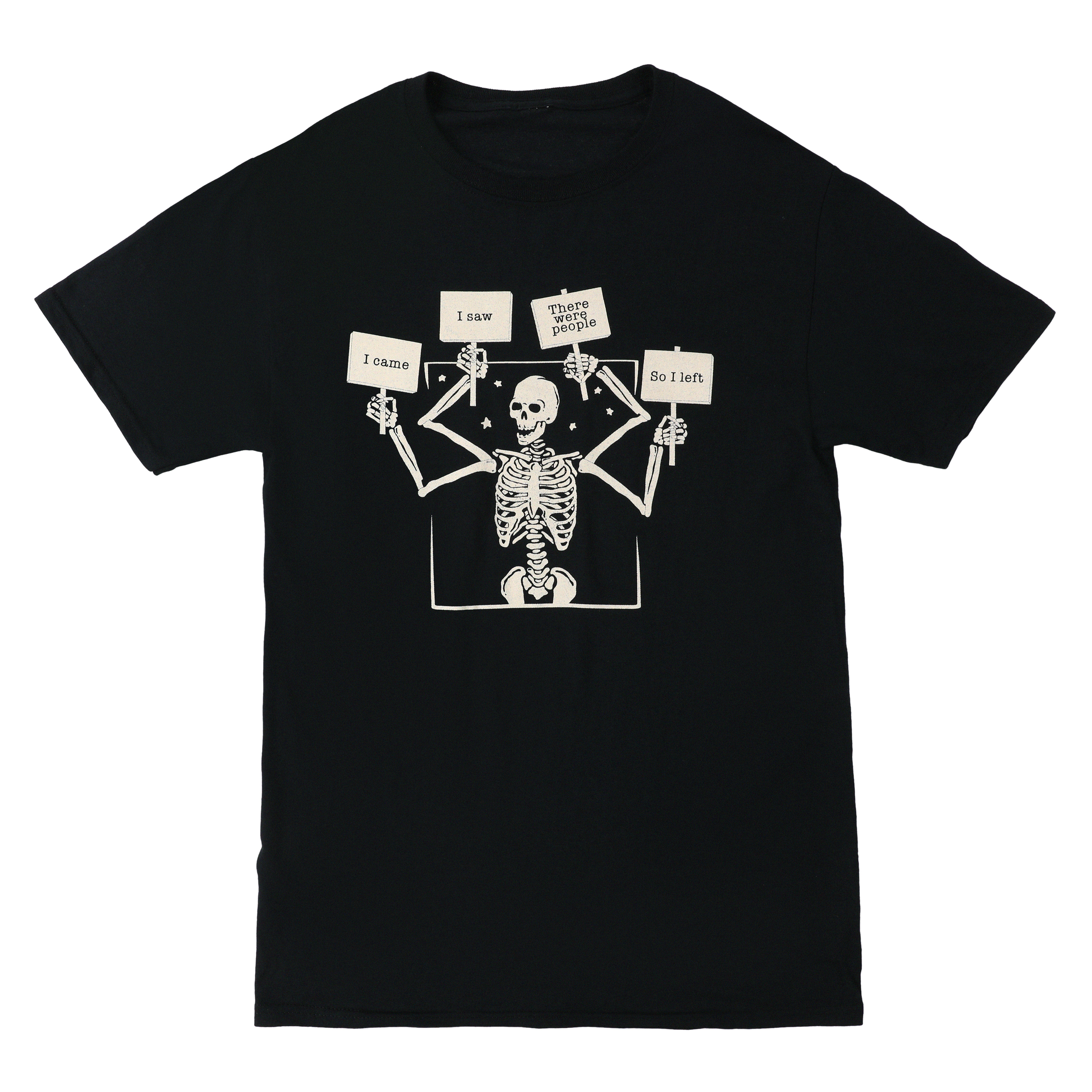 Skeleton Signs Graphic Tee | Five Below