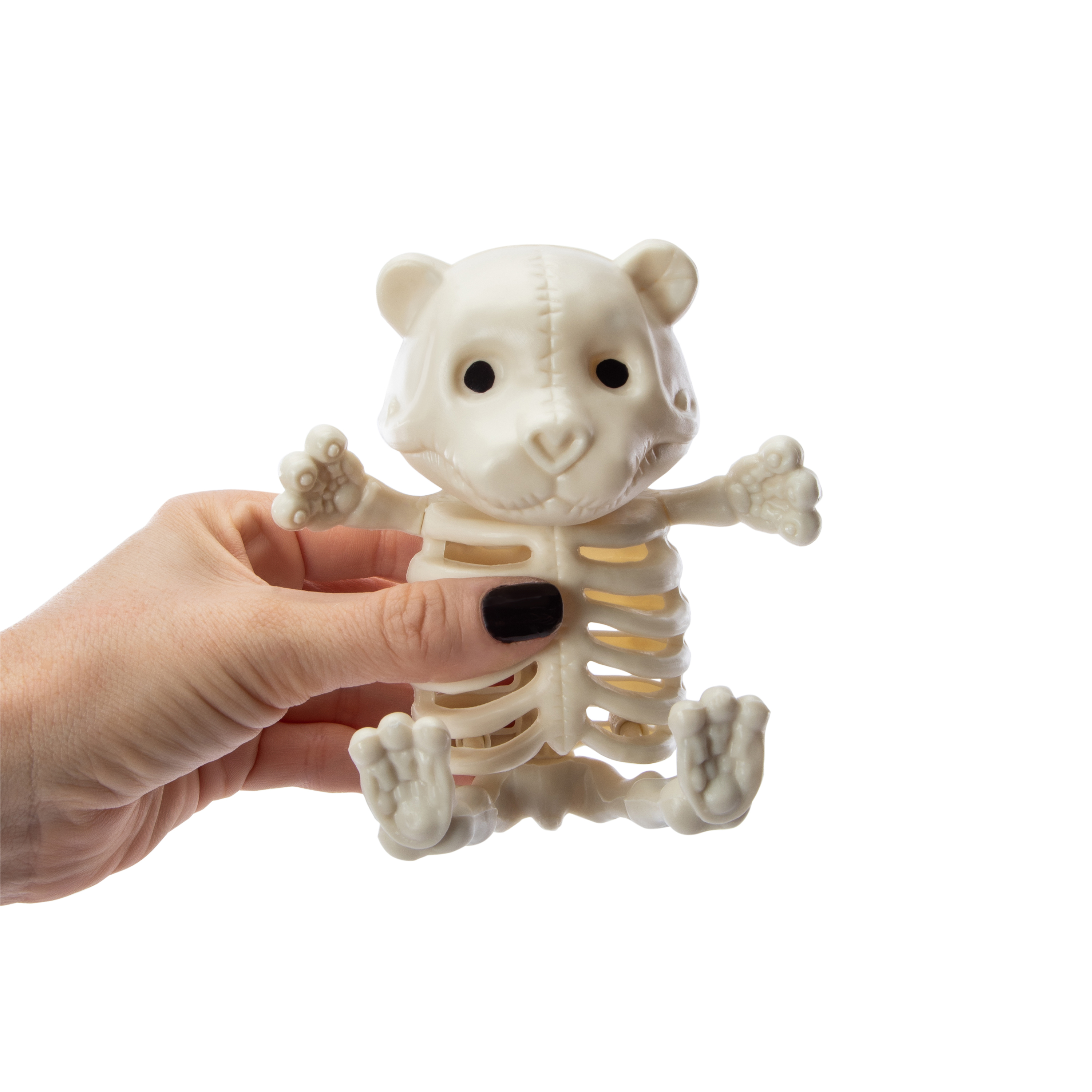 Skeleton Bear Halloween Decor 4.7in x 5.2in