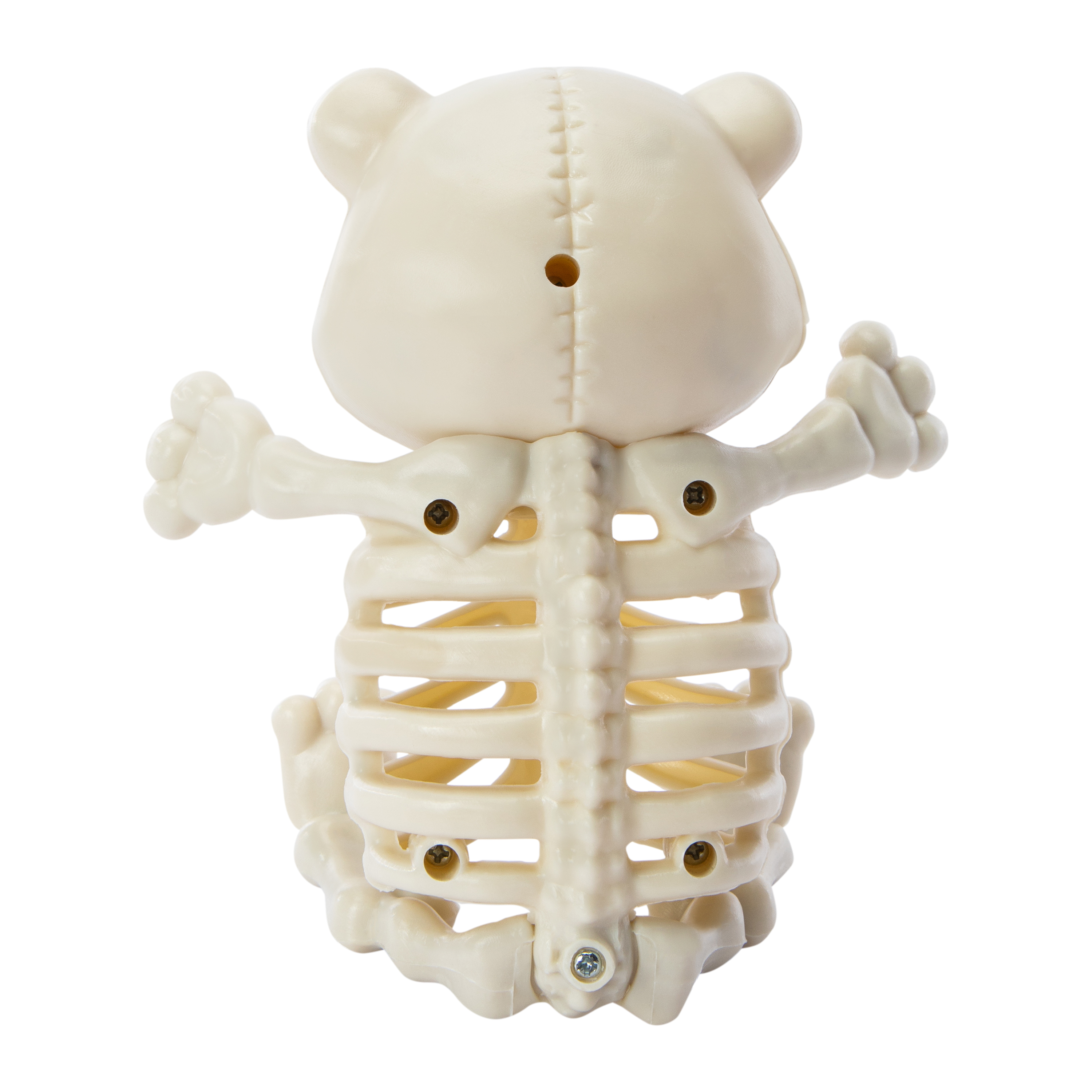 Skeleton Bear Halloween Decor 4.7in x 5.2in