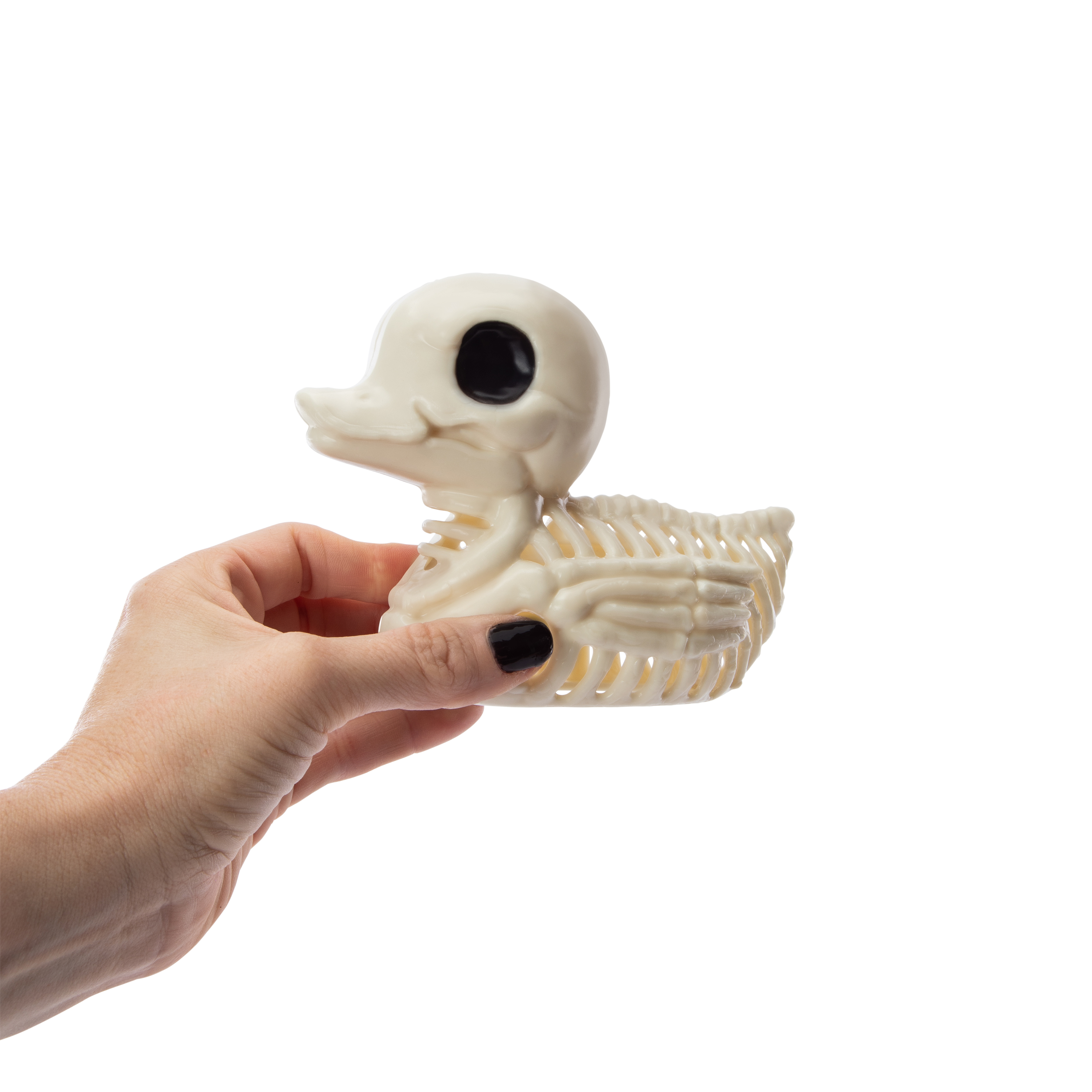 Skeleton Duck Halloween Decor 5.5in x 4.25in