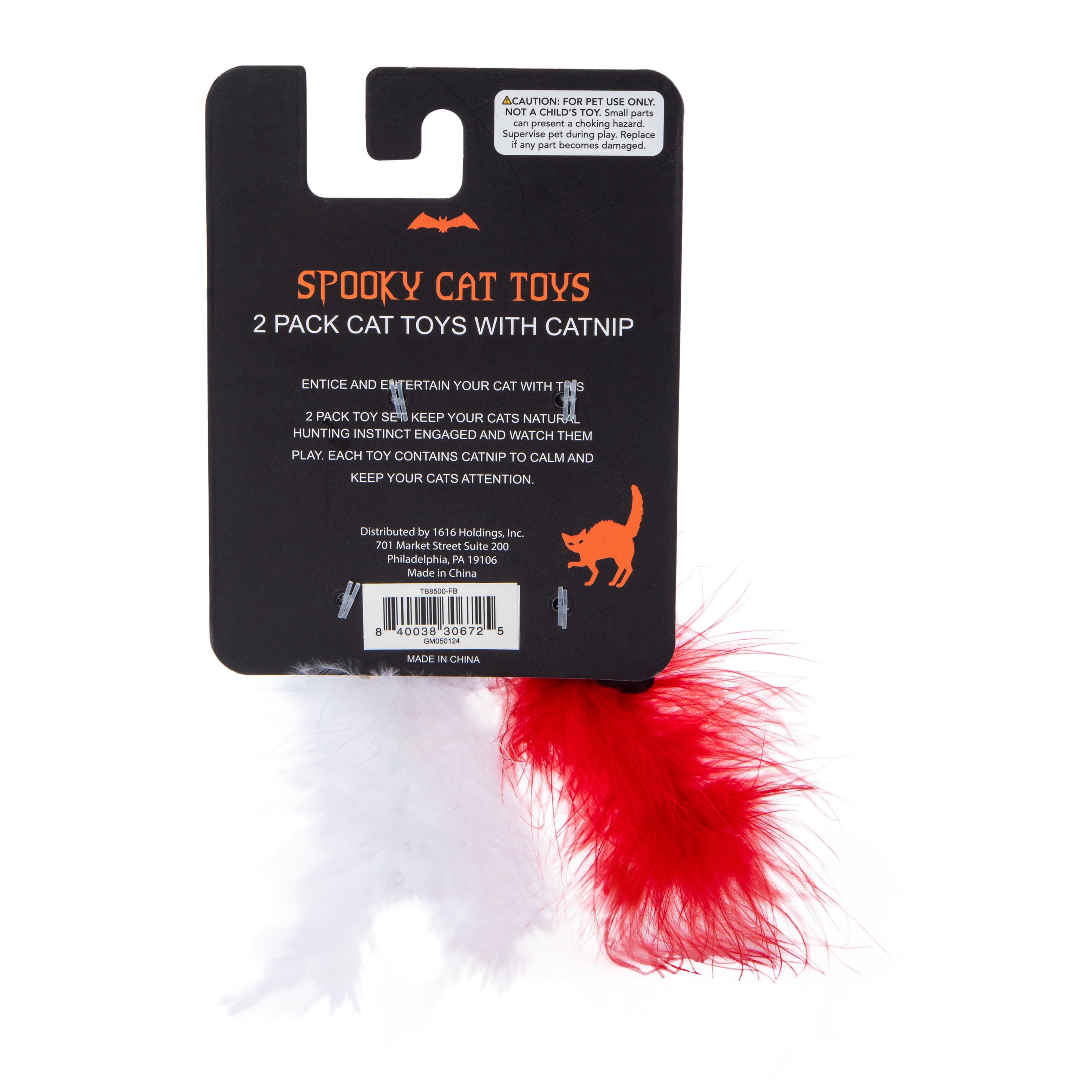 Spooky Cat Toys With Catnip 2-Pack