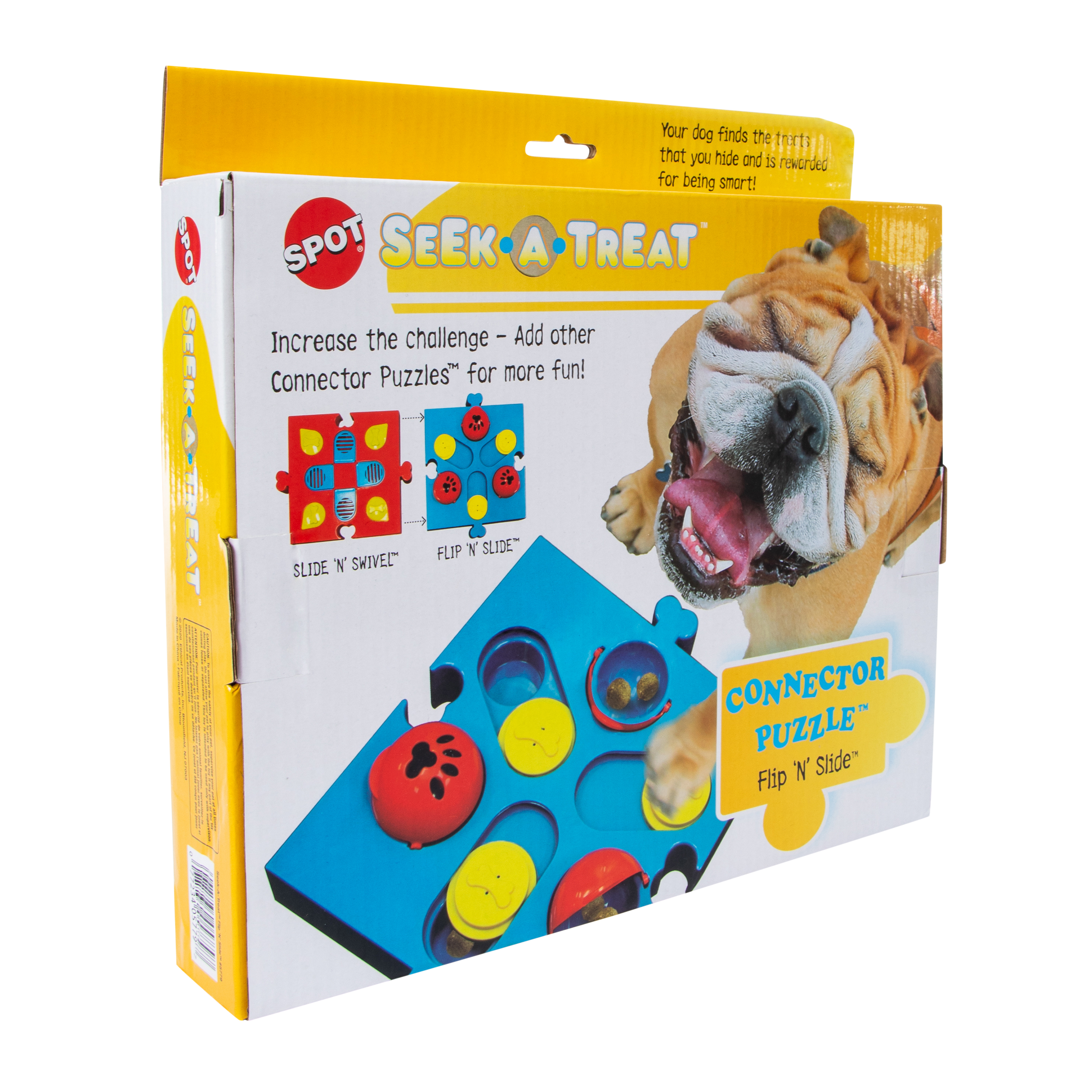 Spot® Seek A Treat™ Connector Puzzle™ Flip N Slide™ Dog Toy