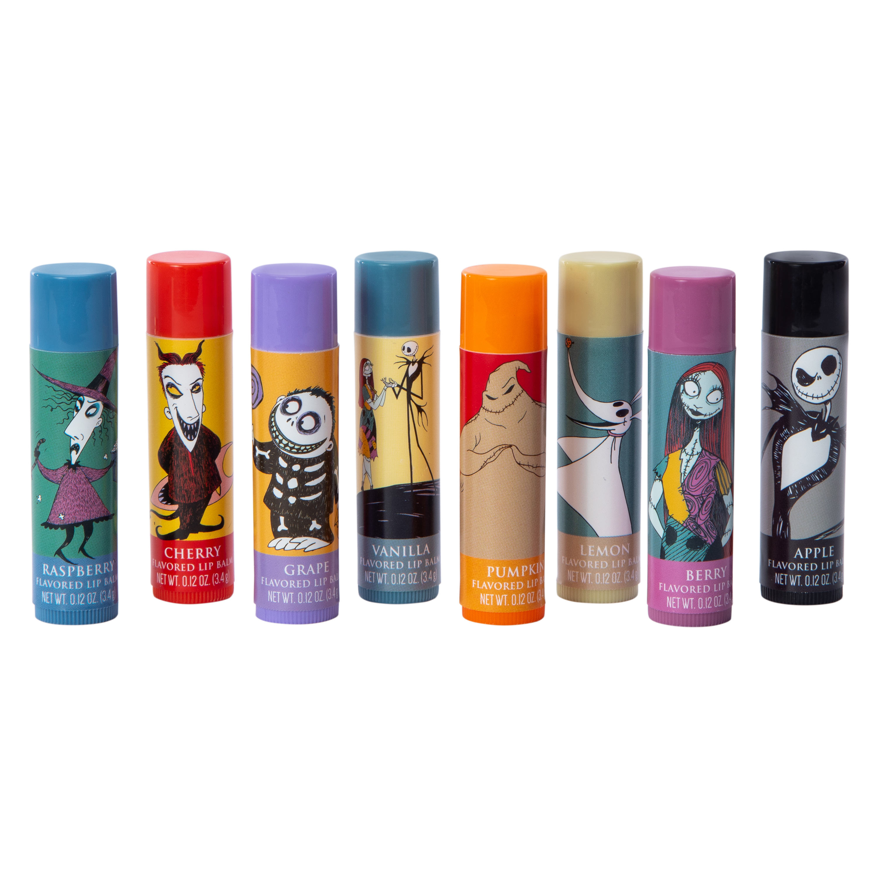 Halloween Flavored Lip Balms 8-Count