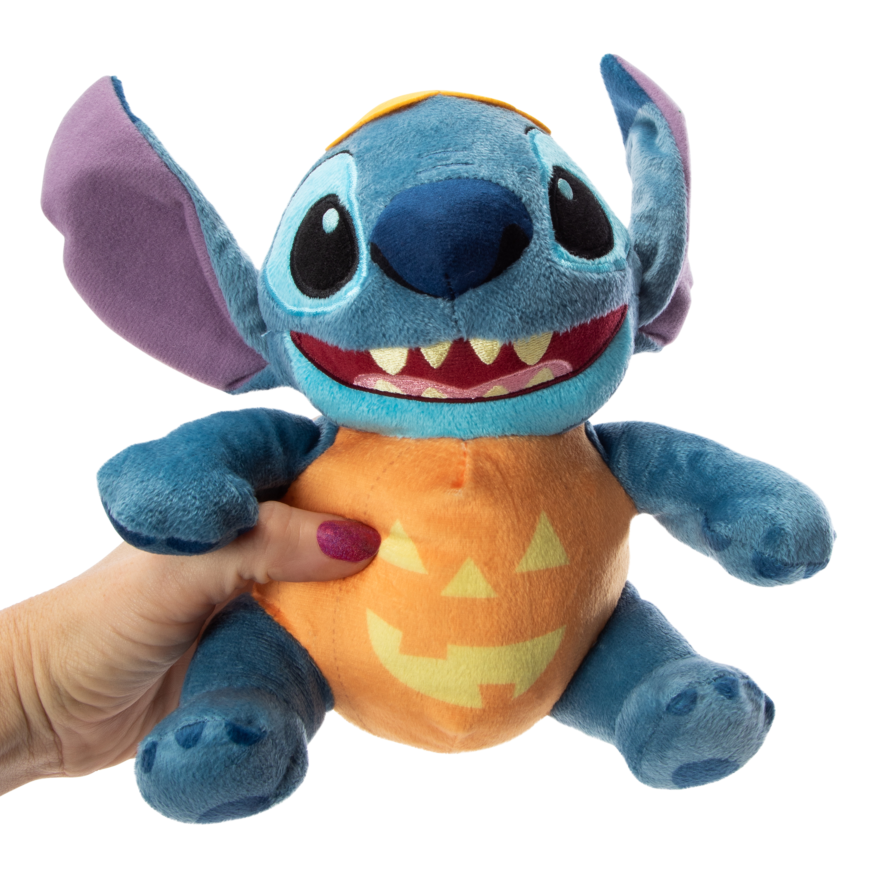 Disney Stitch Halloween Pumpkin Plush 7.88in