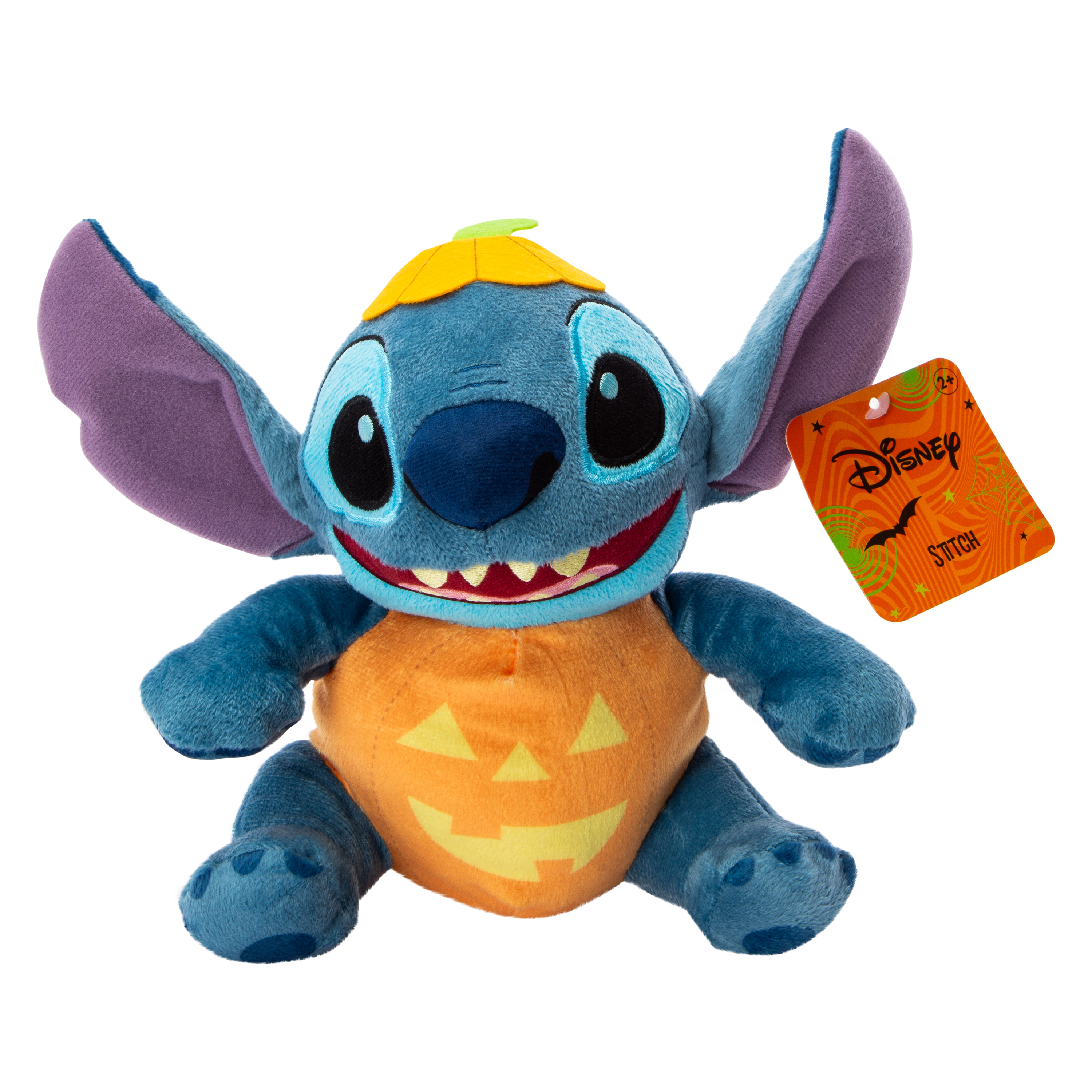 Disney Stitch Halloween Pumpkin Plush 7.88in