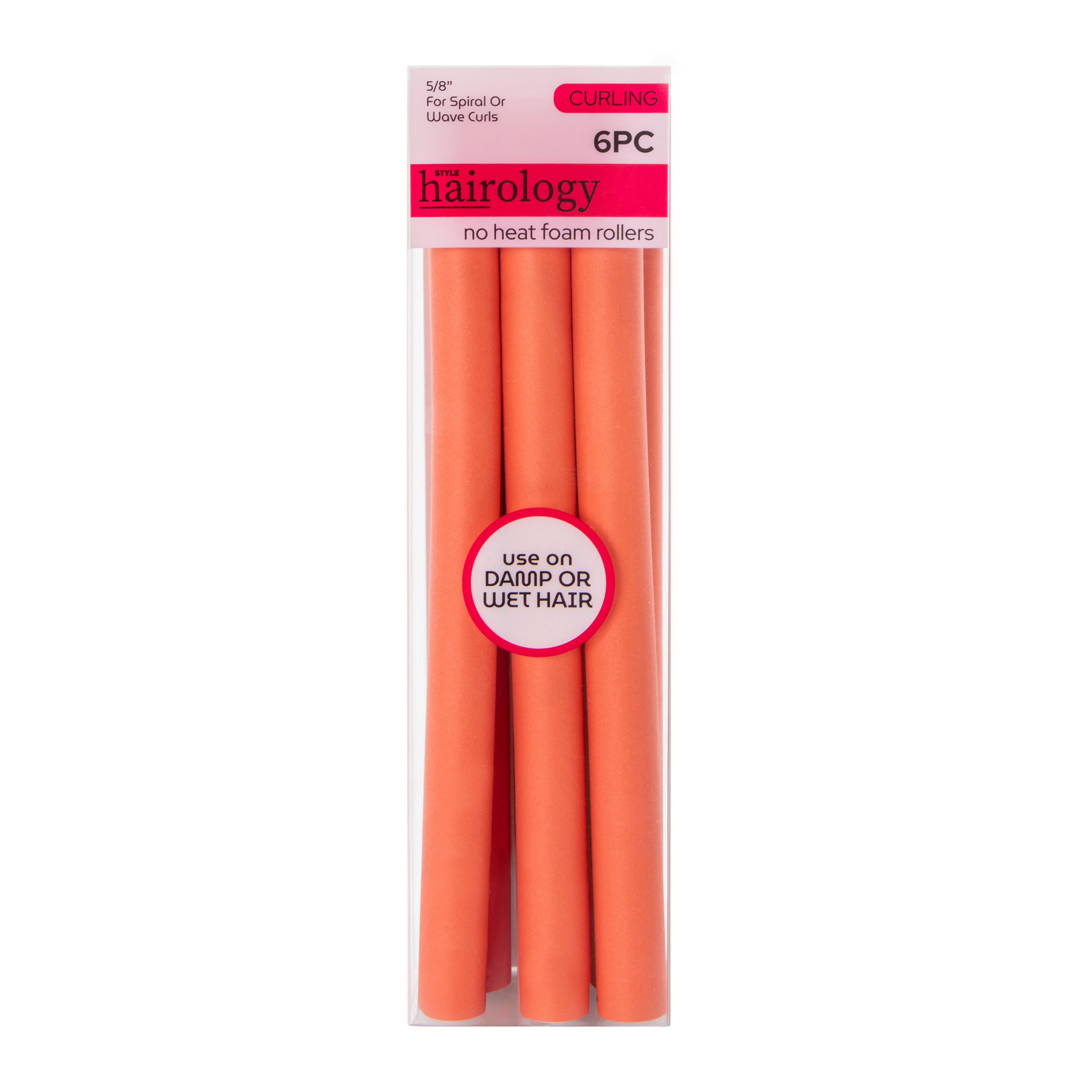 No-Heat Foam Rollers 6-Count