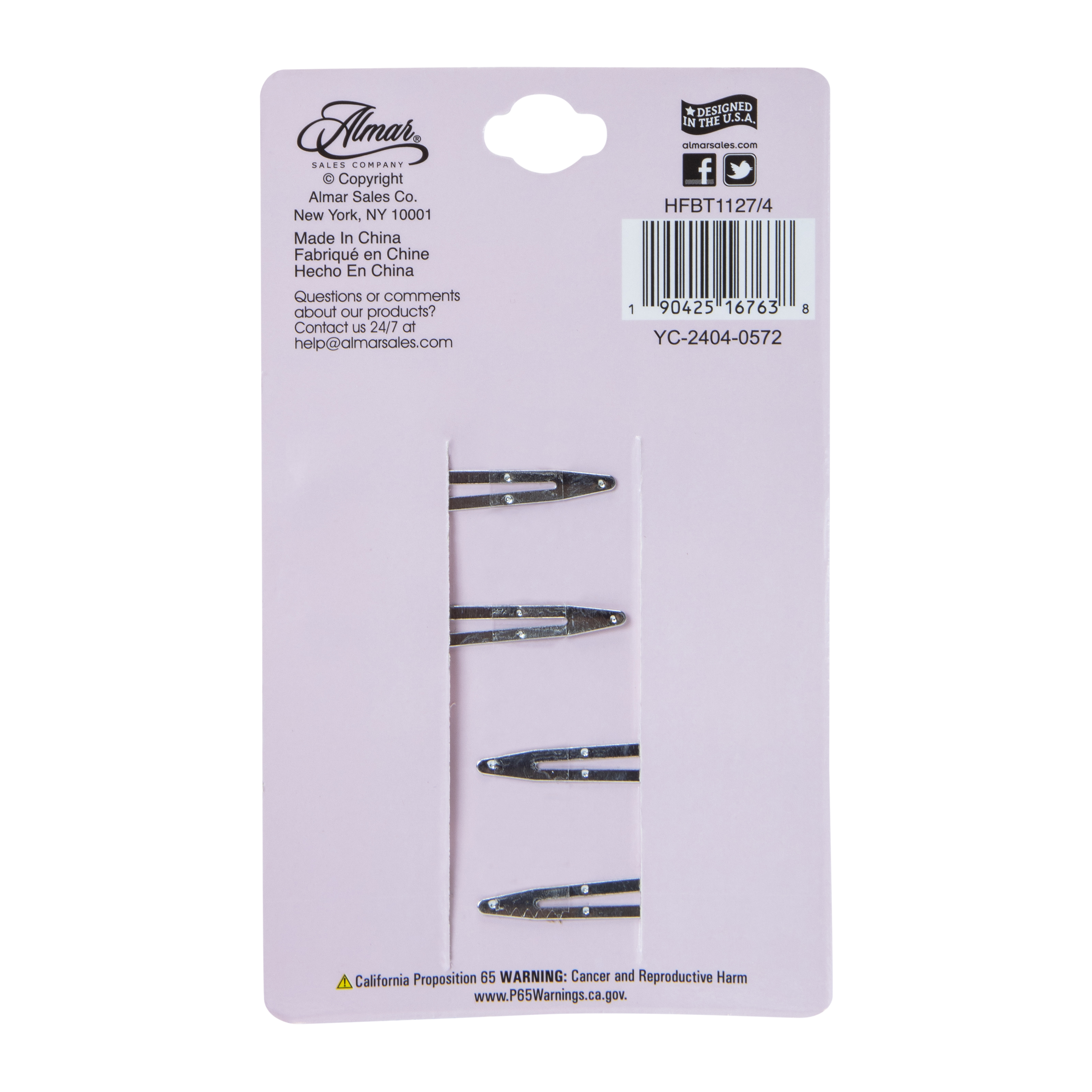 Dent-Free Salon Clips 4-Count