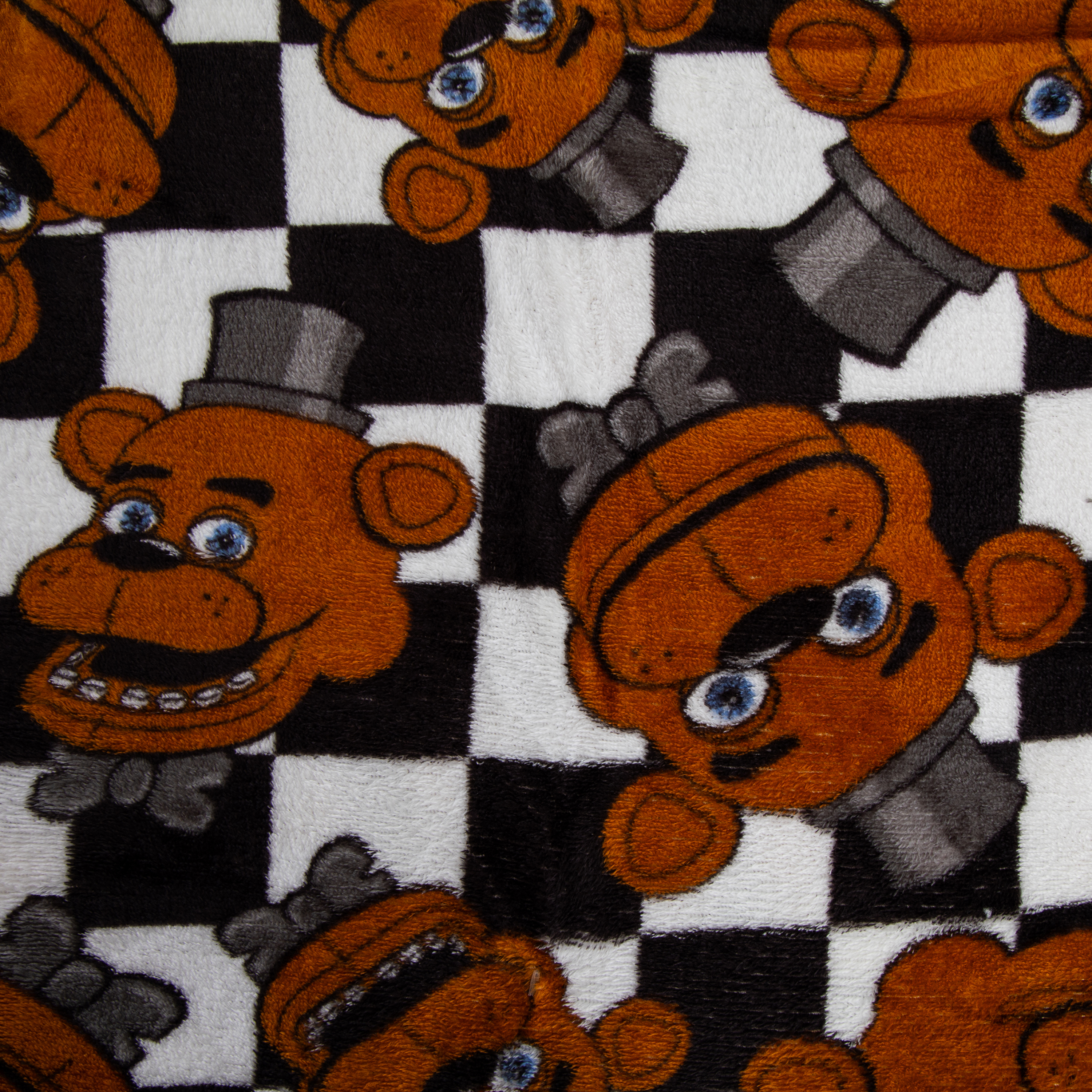 Five Nights At Freddy's™ Checkered Throw Blanket