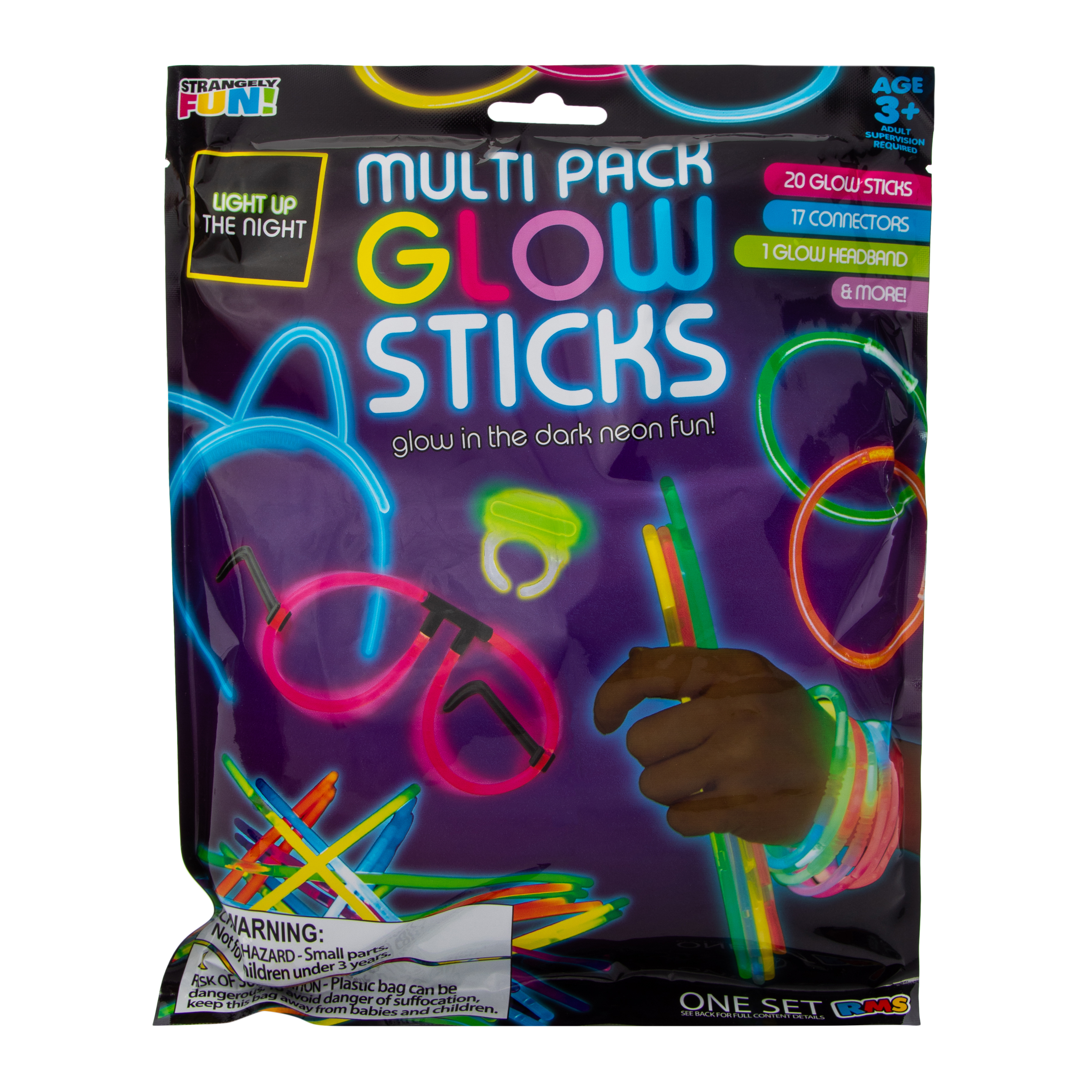 Multi-Pack Glow Sticks 43-Piece