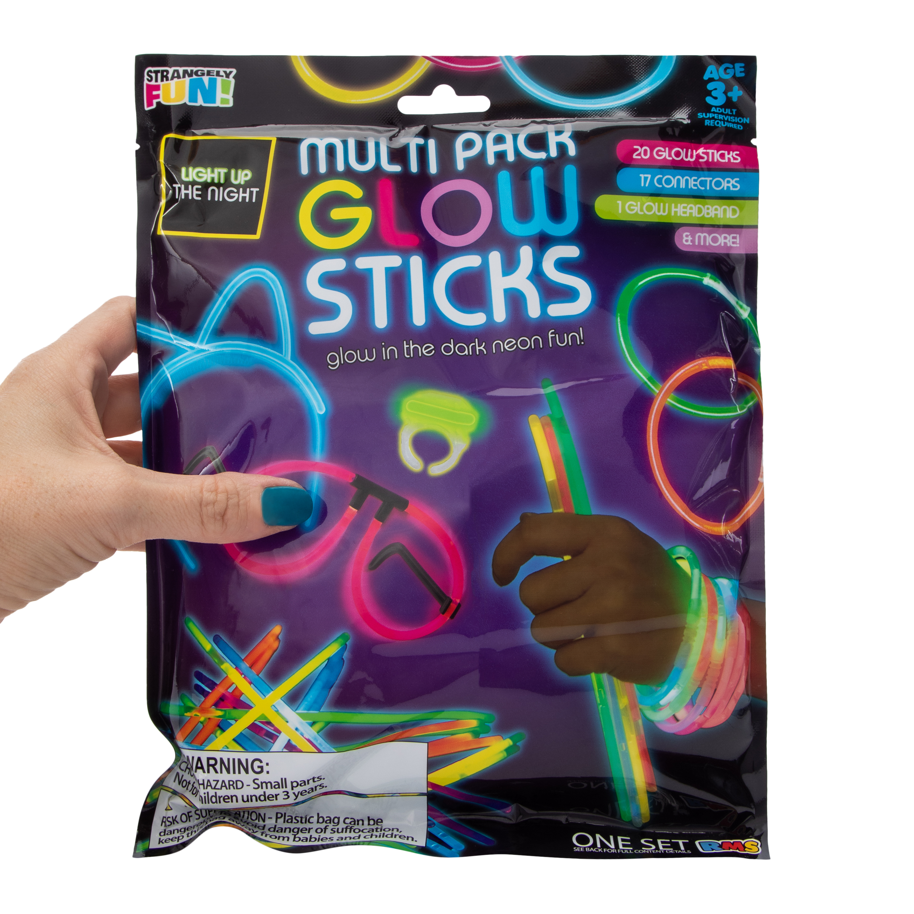 Multi-Pack Glow Sticks 43-Piece