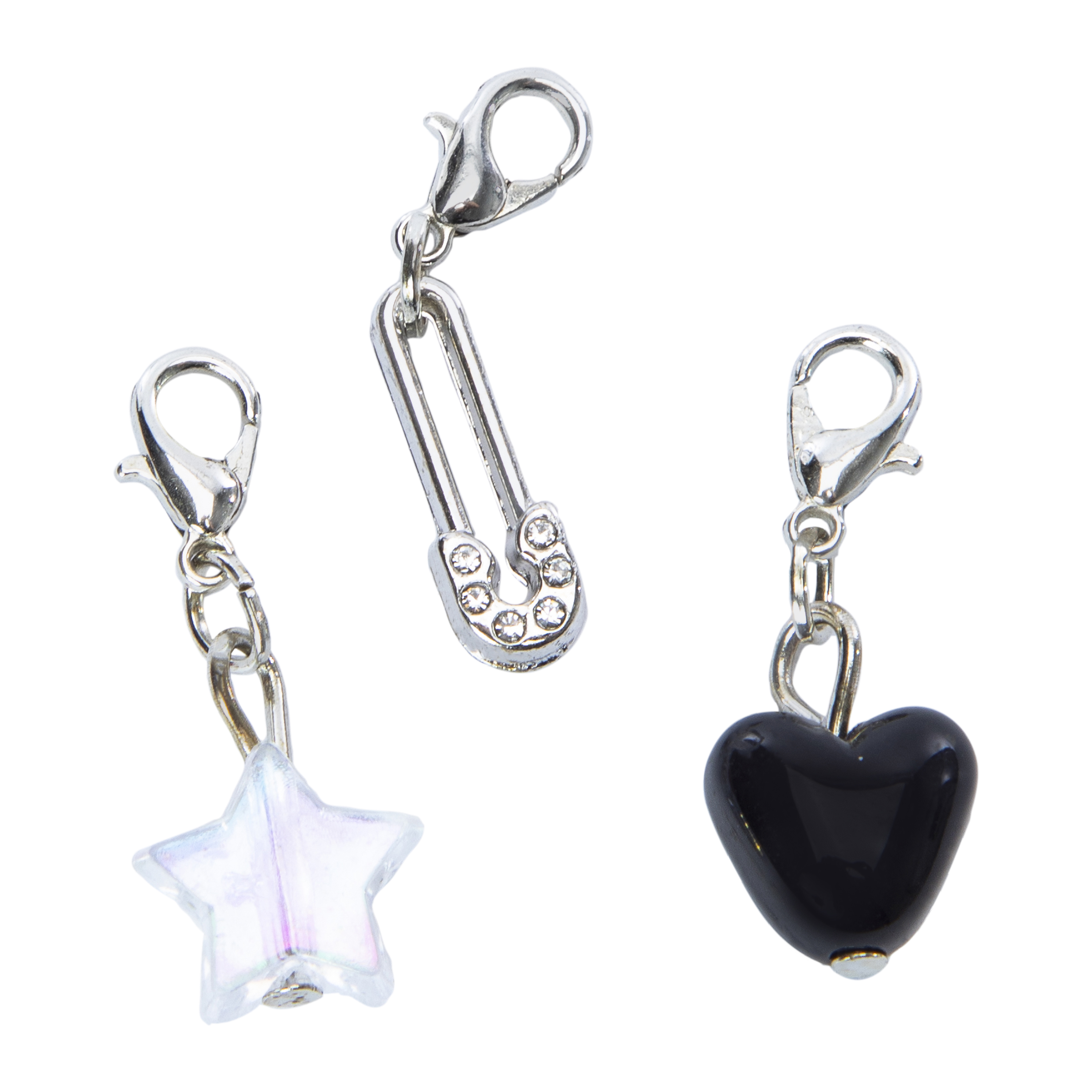 Novelty Removable Jewelry Charms 3-Count