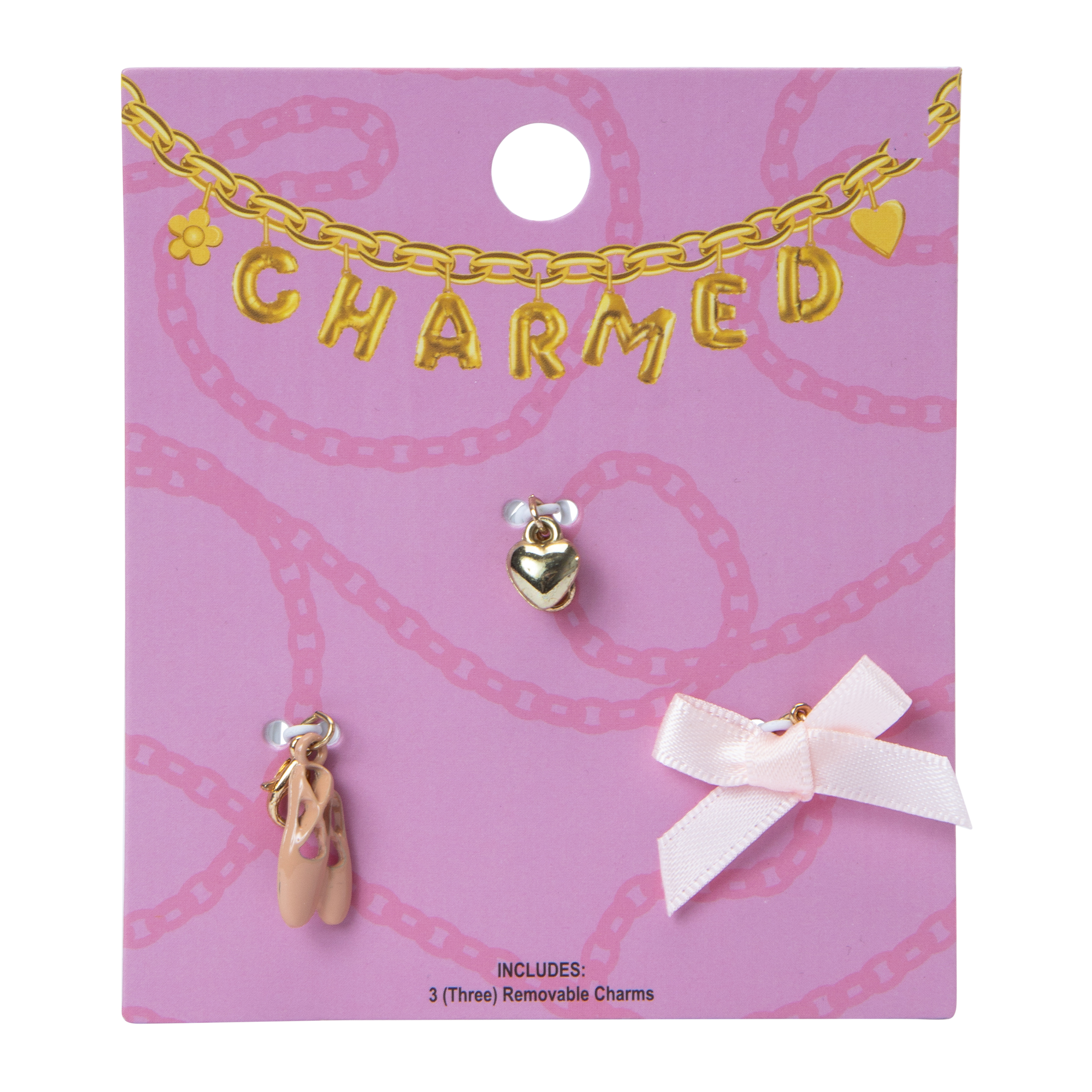 Novelty Removable Jewelry Charms 3-Count