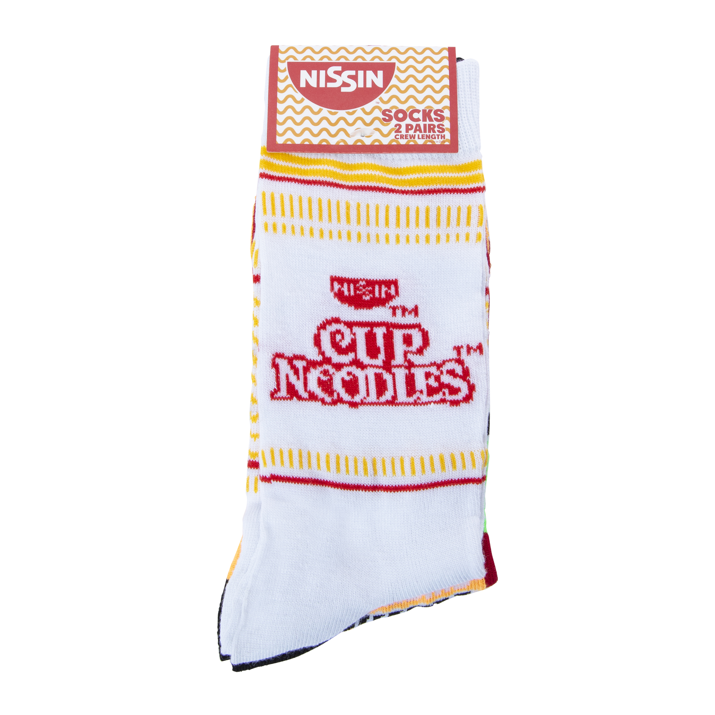 Mens Nissin™ Ramen Noodles Crew Socks 2-Pack