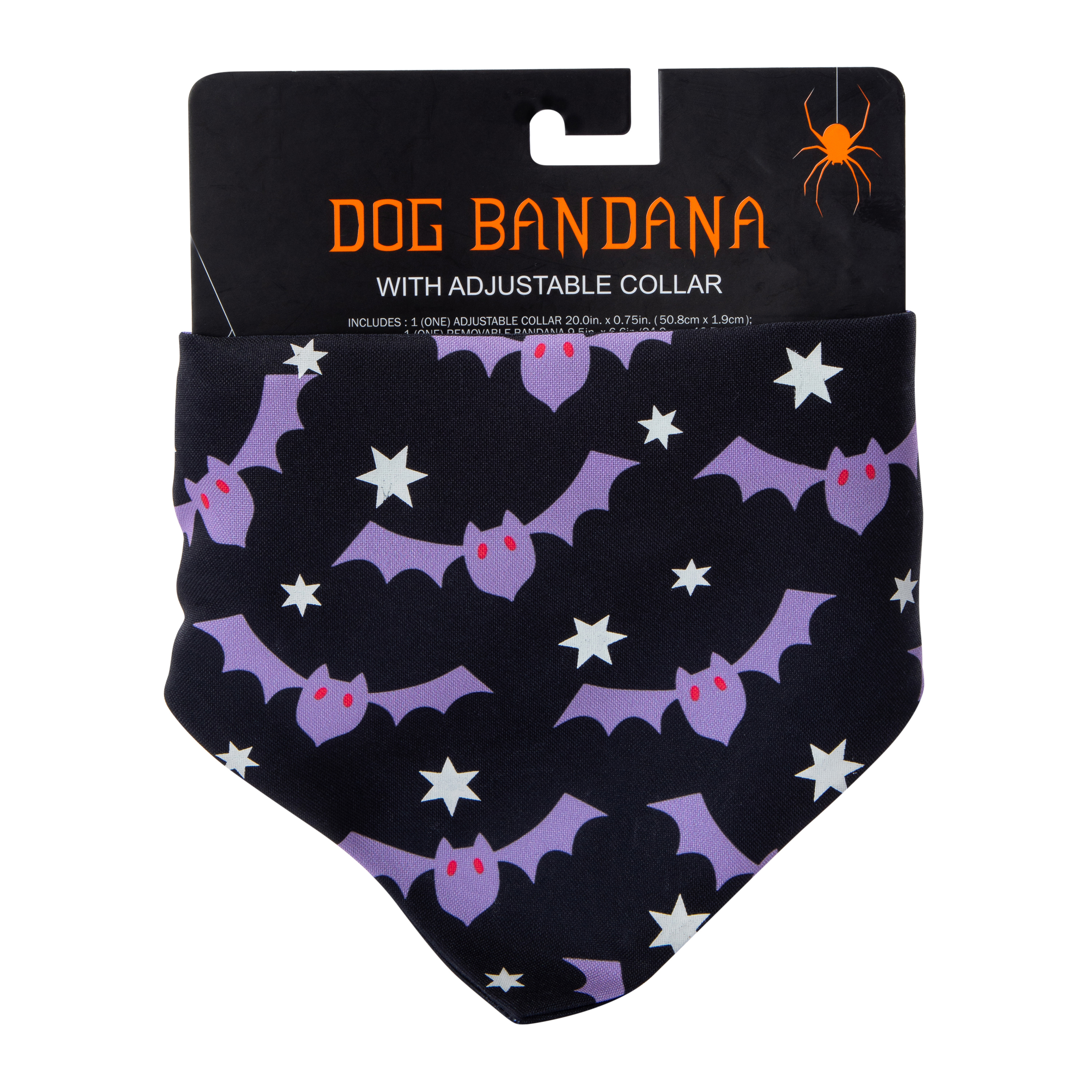 Halloween Dog Bandana With Adjustable Collar
