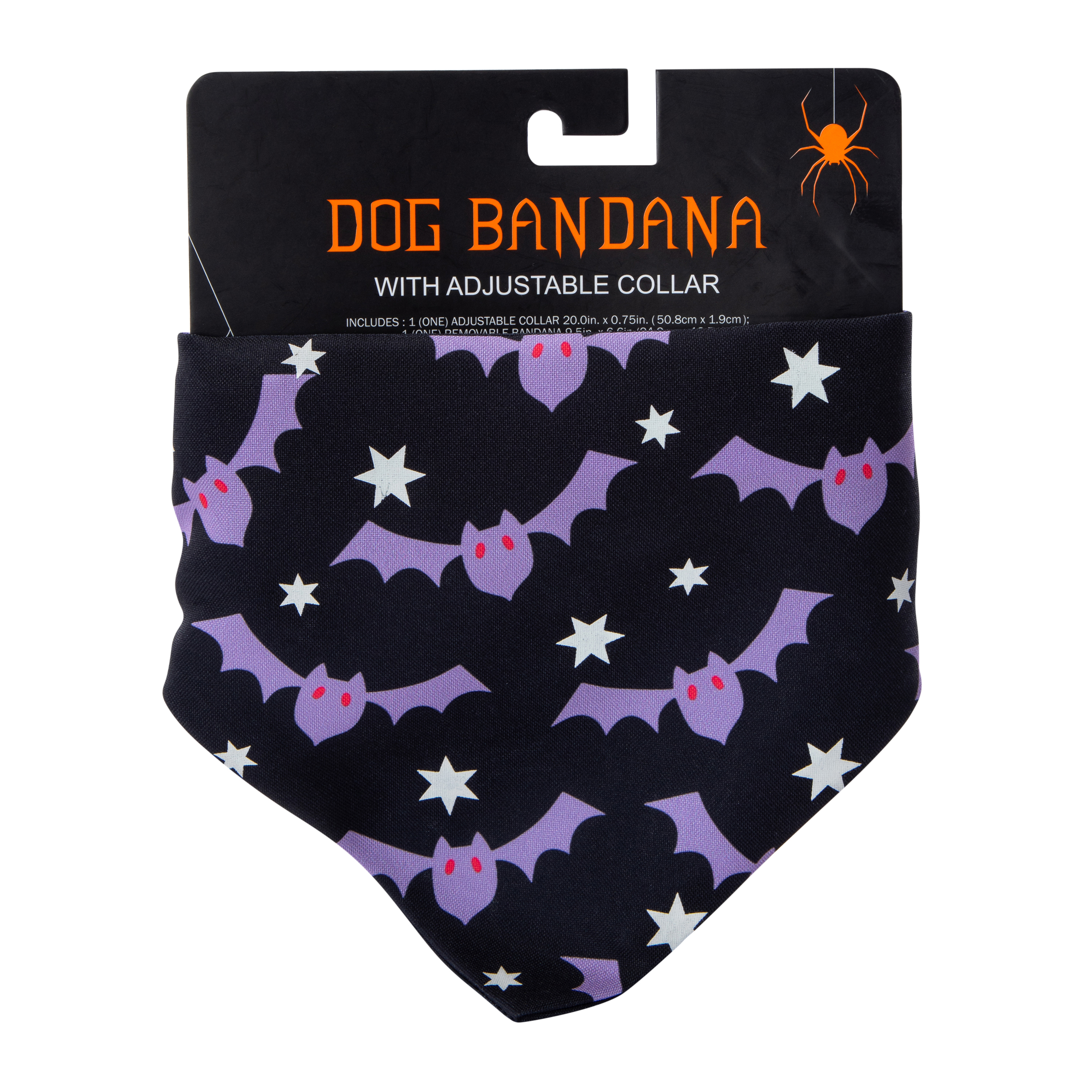 Halloween Dog Bandana With Adjustable Collar