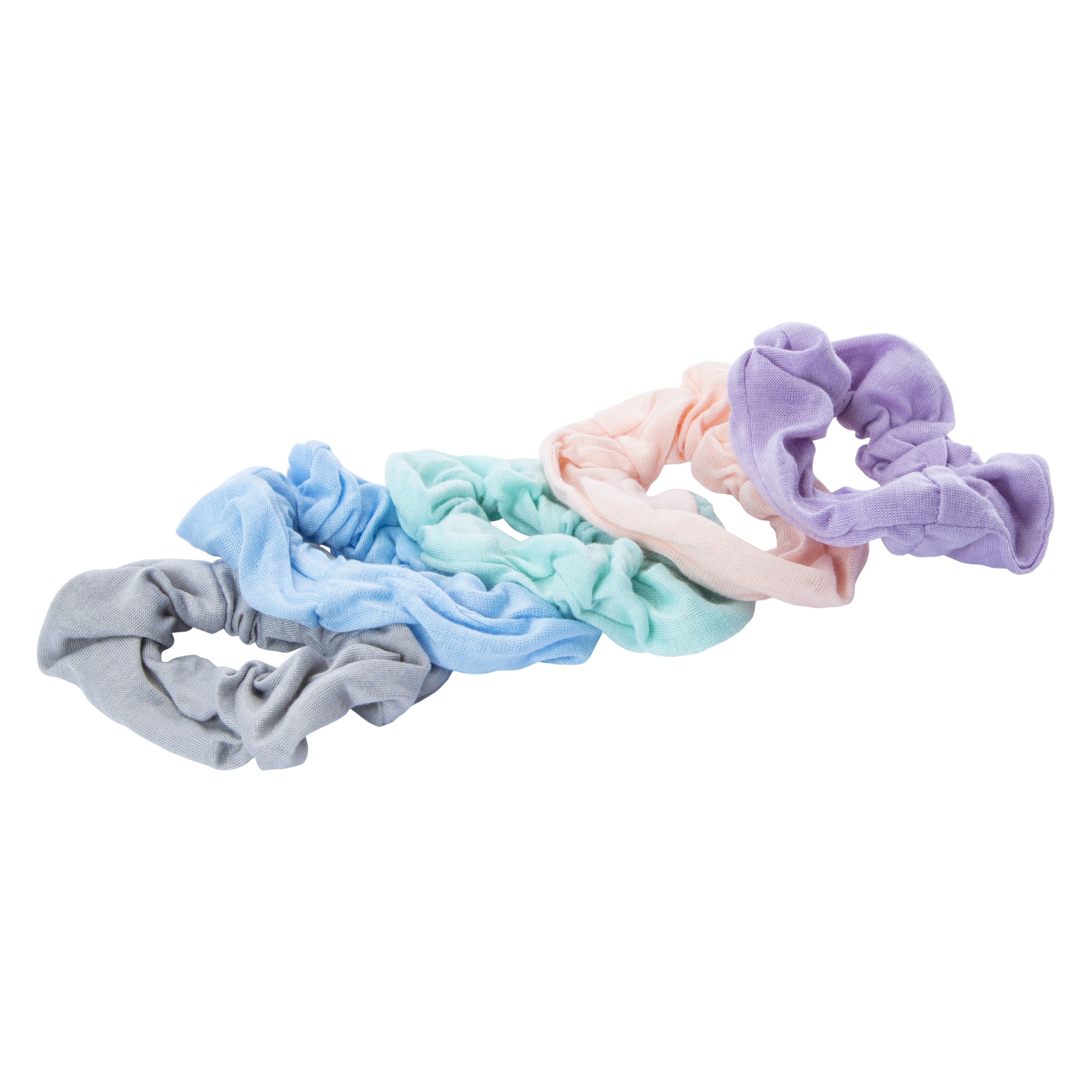 Jersey Fabric Scrunchie Set 5-Count
