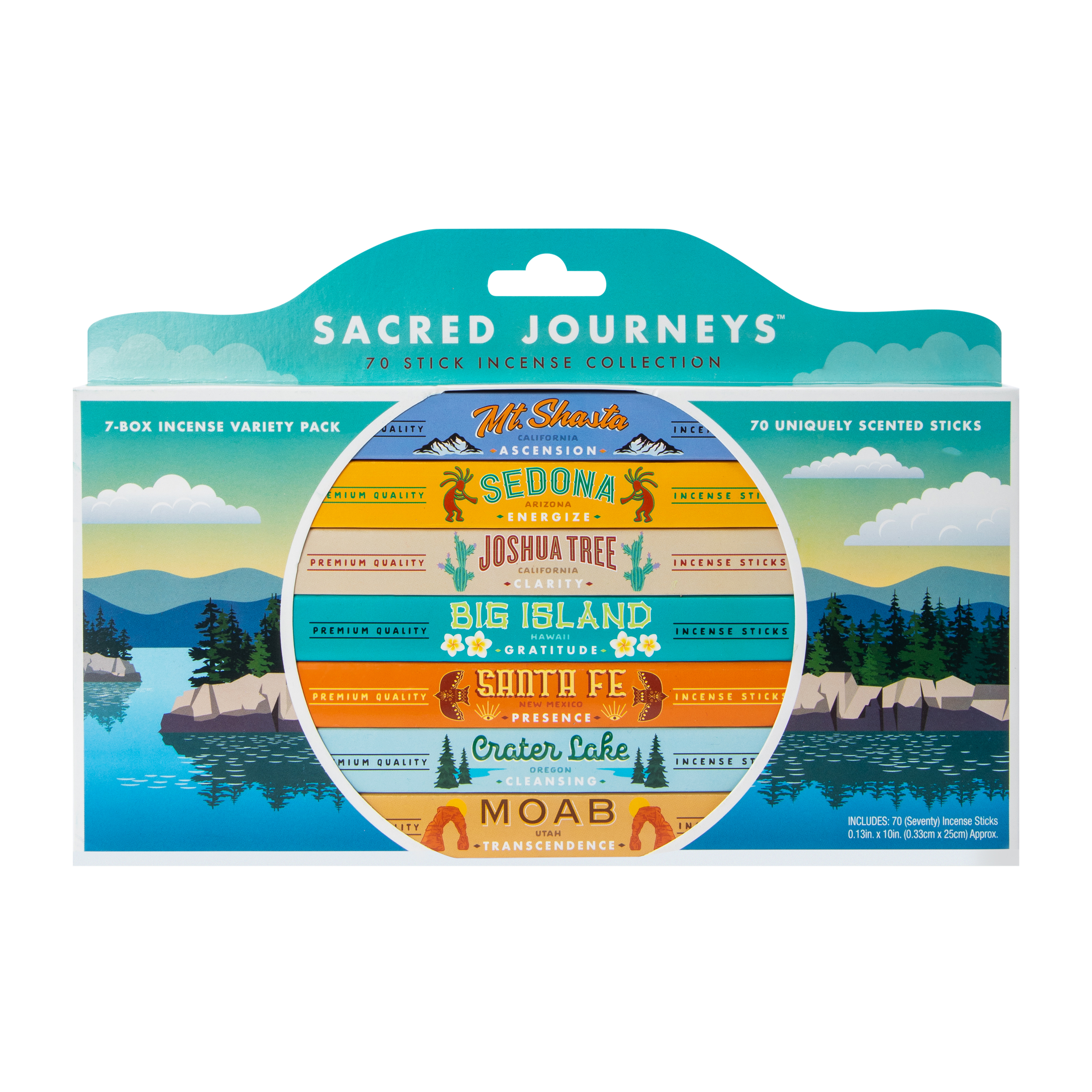 Incense Stick Variety Pack 70-Count