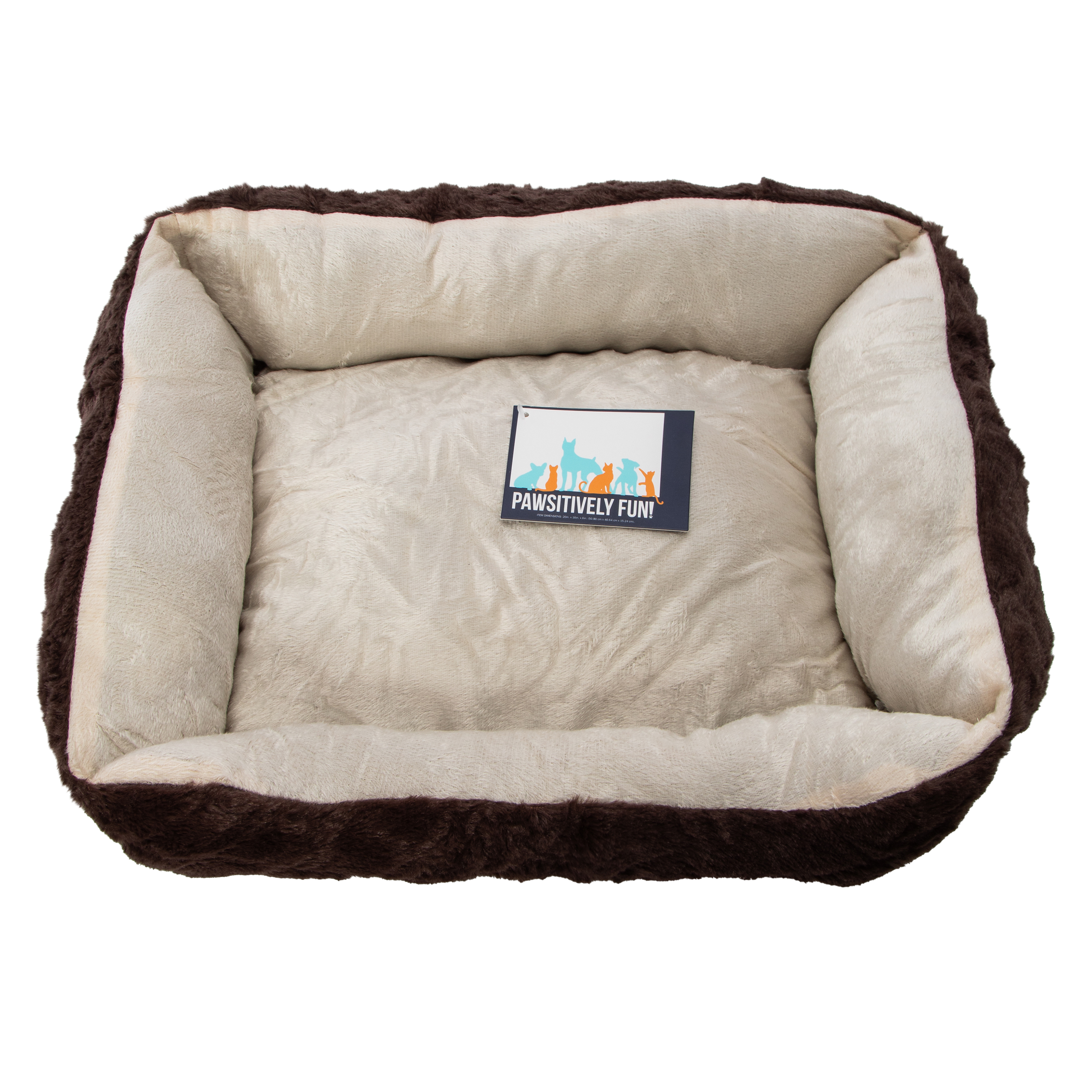 Luxe Solid Cuddler Pet Bed 15.7in x 19in