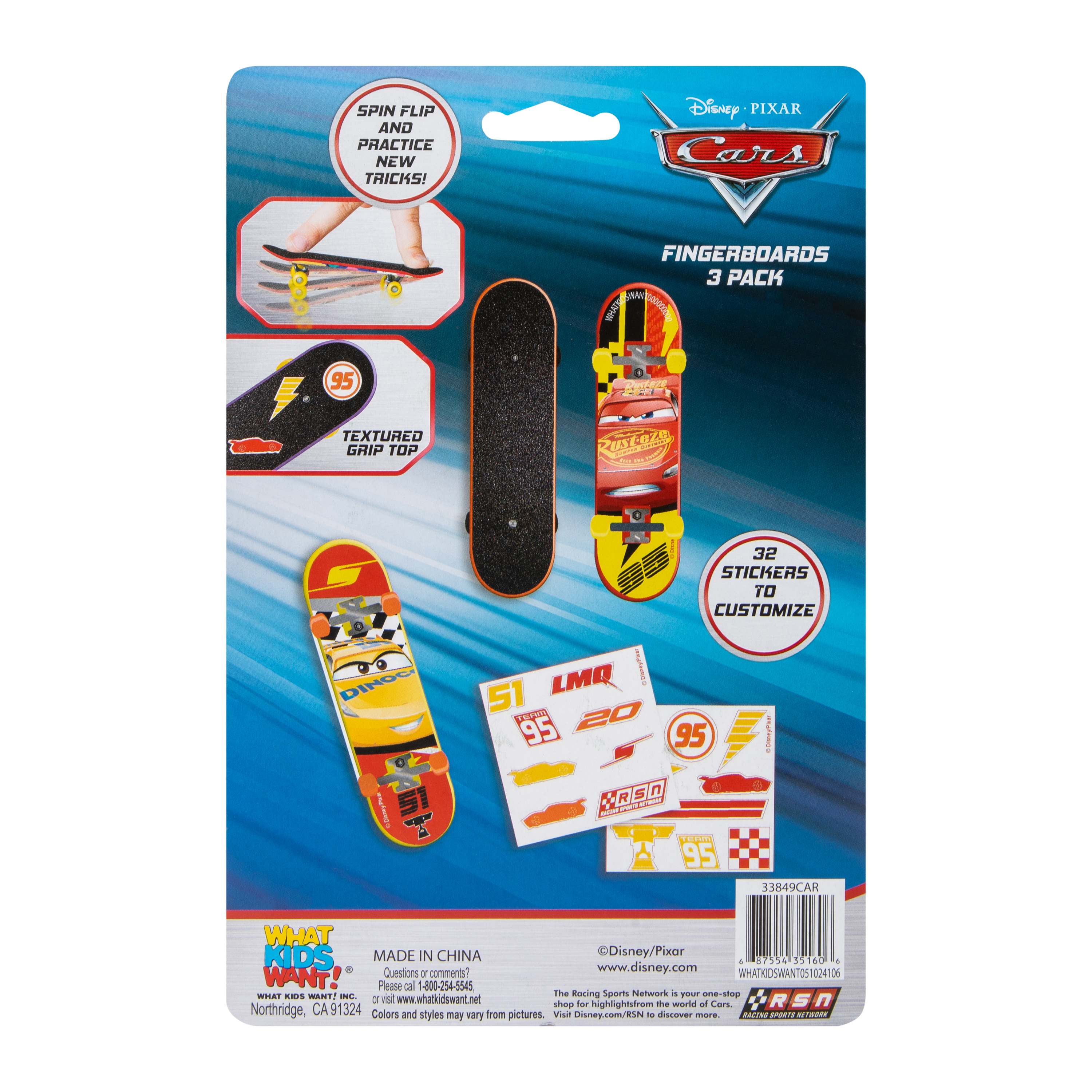 Disney Fingerboards 3-Pack