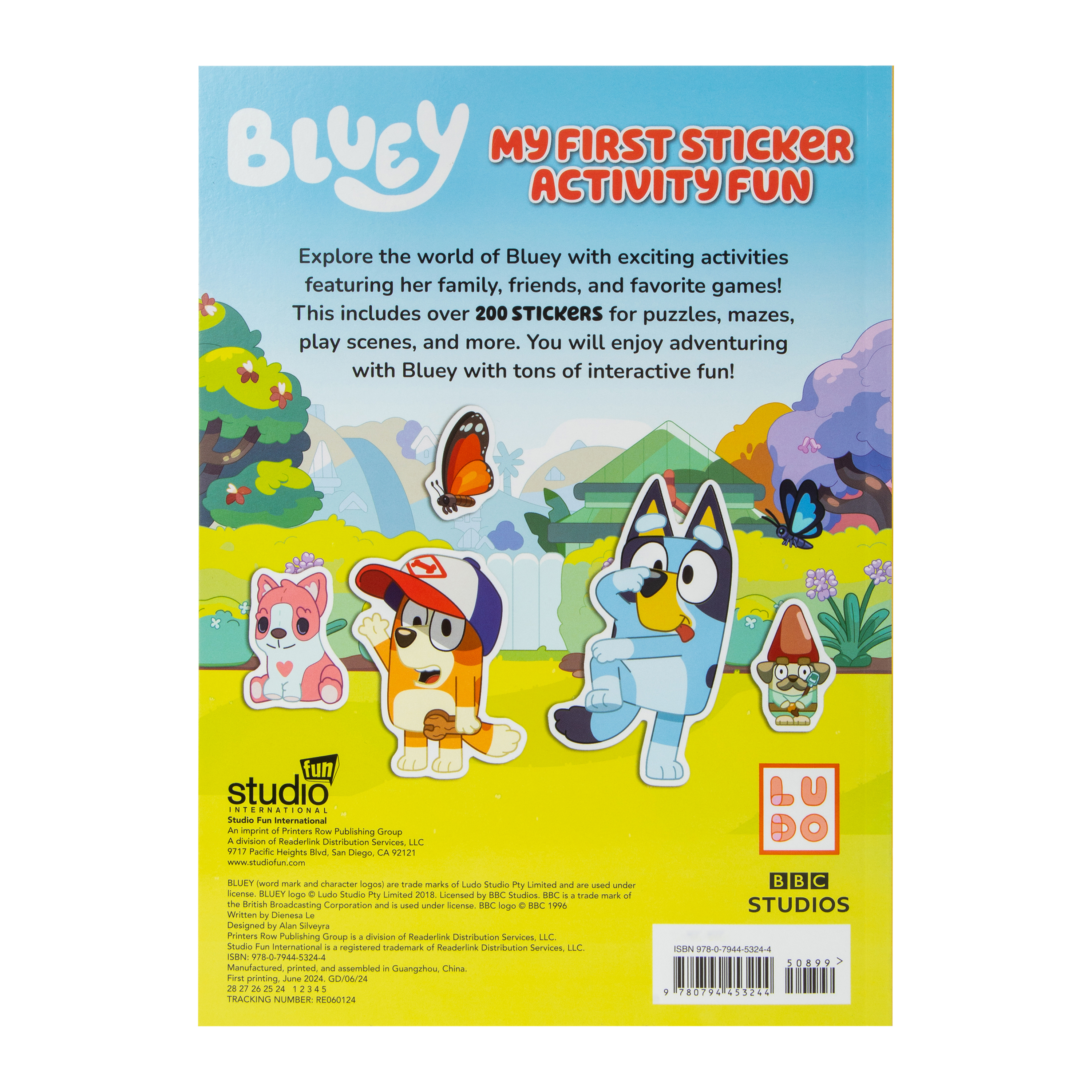 Stickertivity Bluey™ My First Sticker Activity Fun