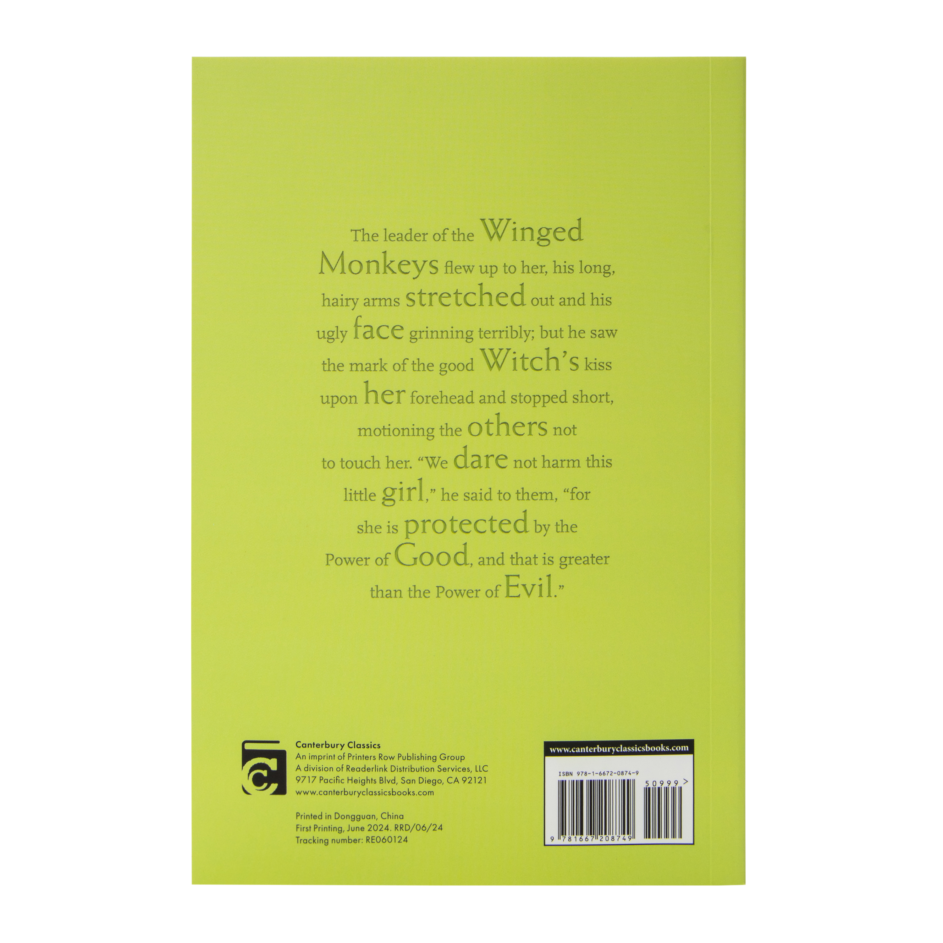 The Wizard Of Oz By L. Frank Baum