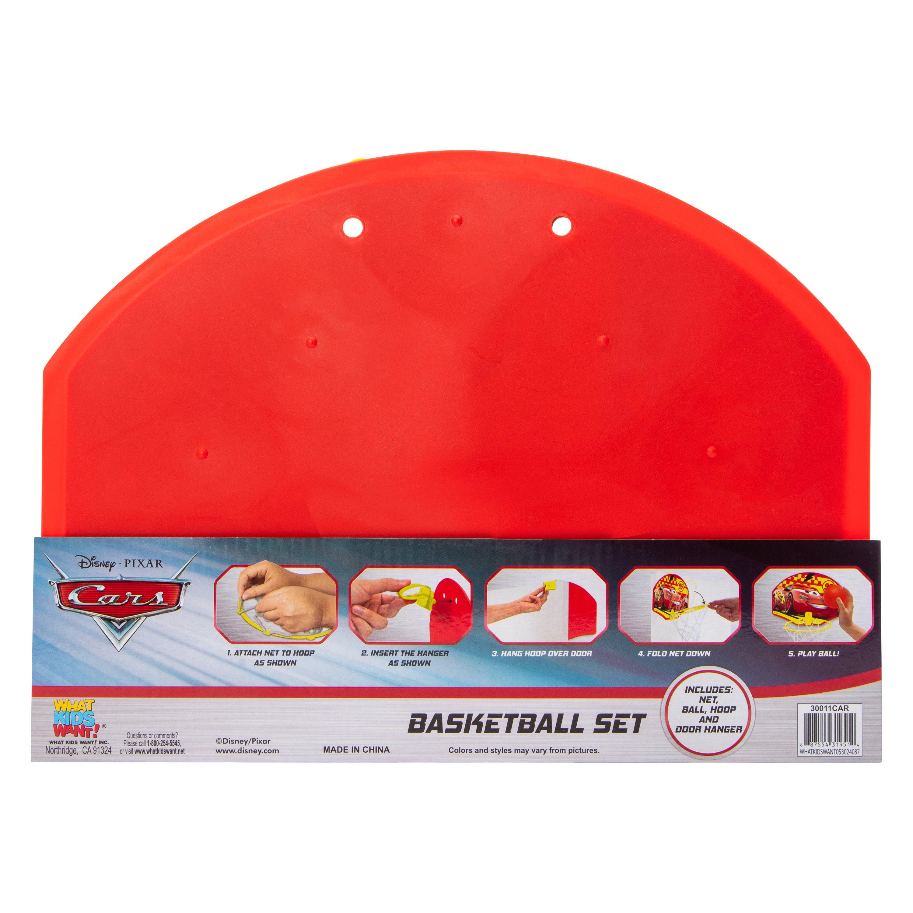 Disney Pixar Cars Basketball Set