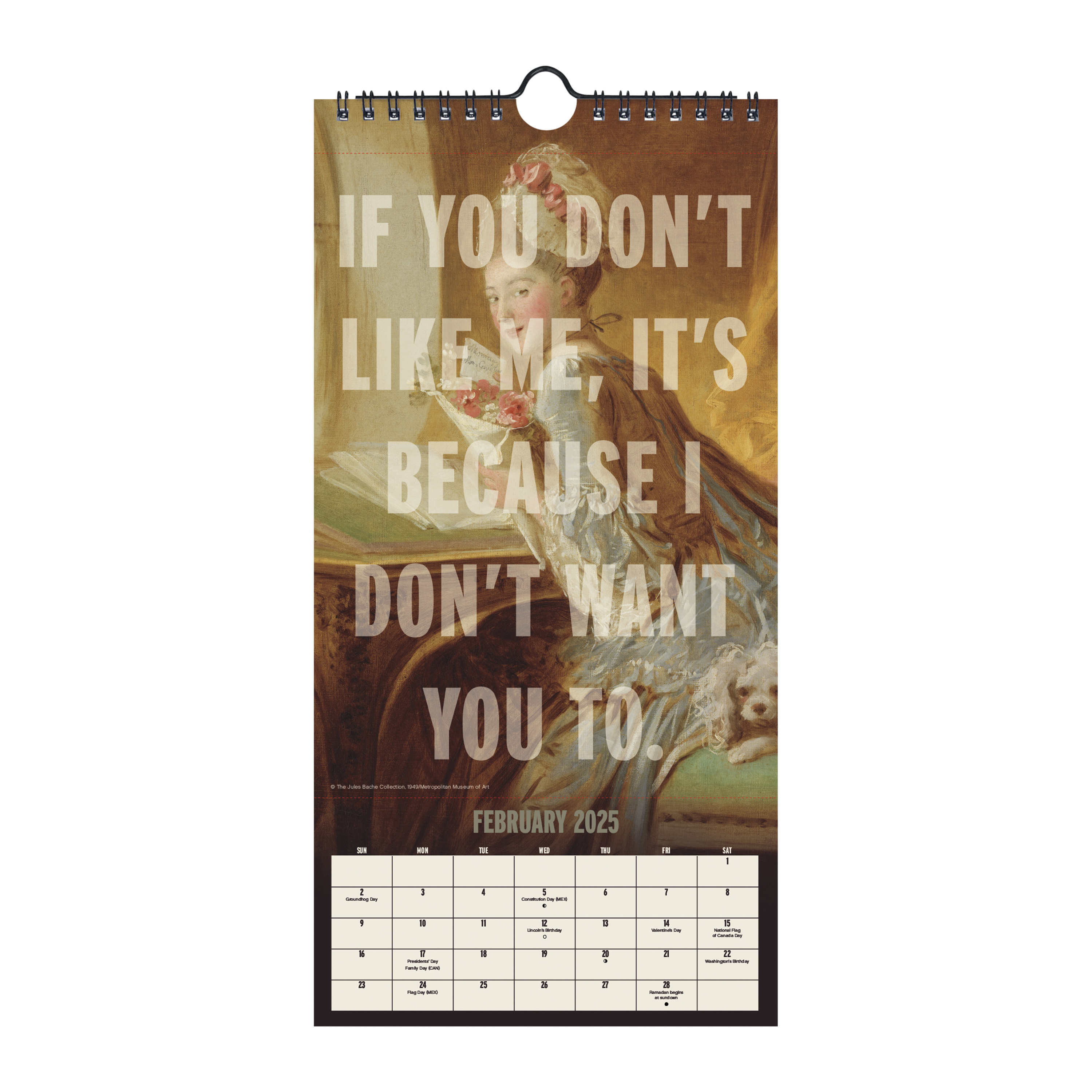 Trends 16-Month 2025 Calendar With Posters