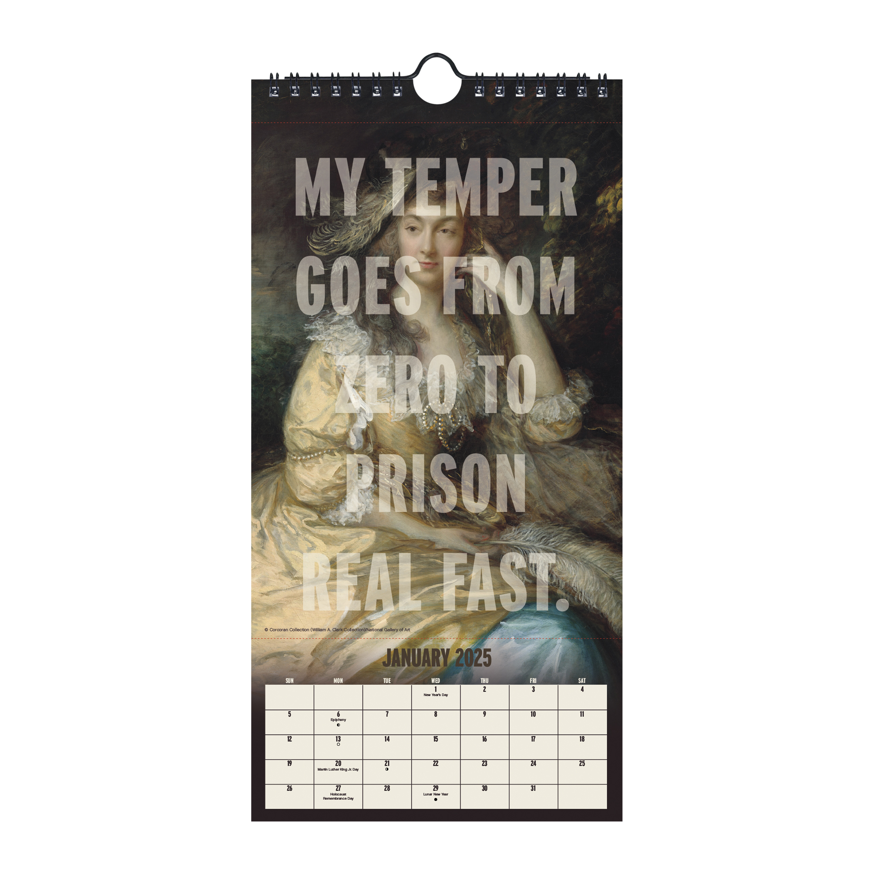 Trends 16-Month 2025 Calendar With Posters