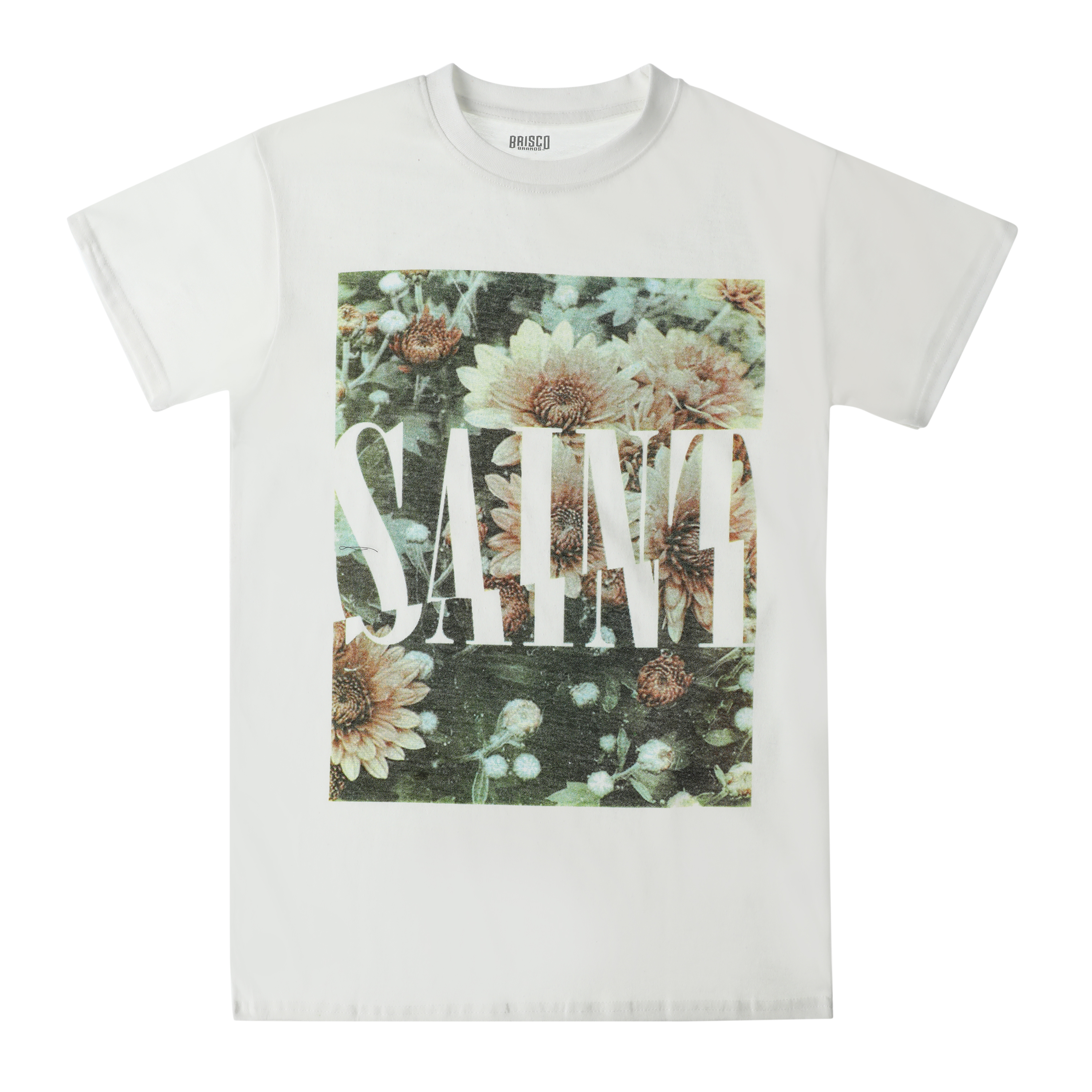 'Saint' Floral Graphic Tee