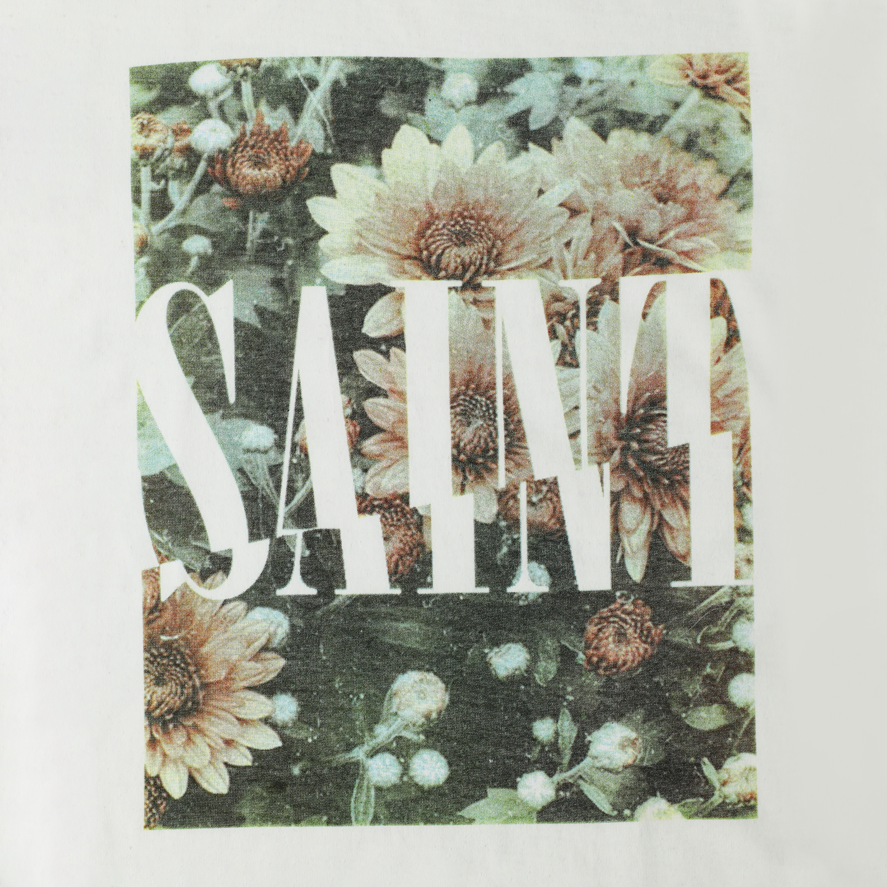 'Saint' Floral Graphic Tee