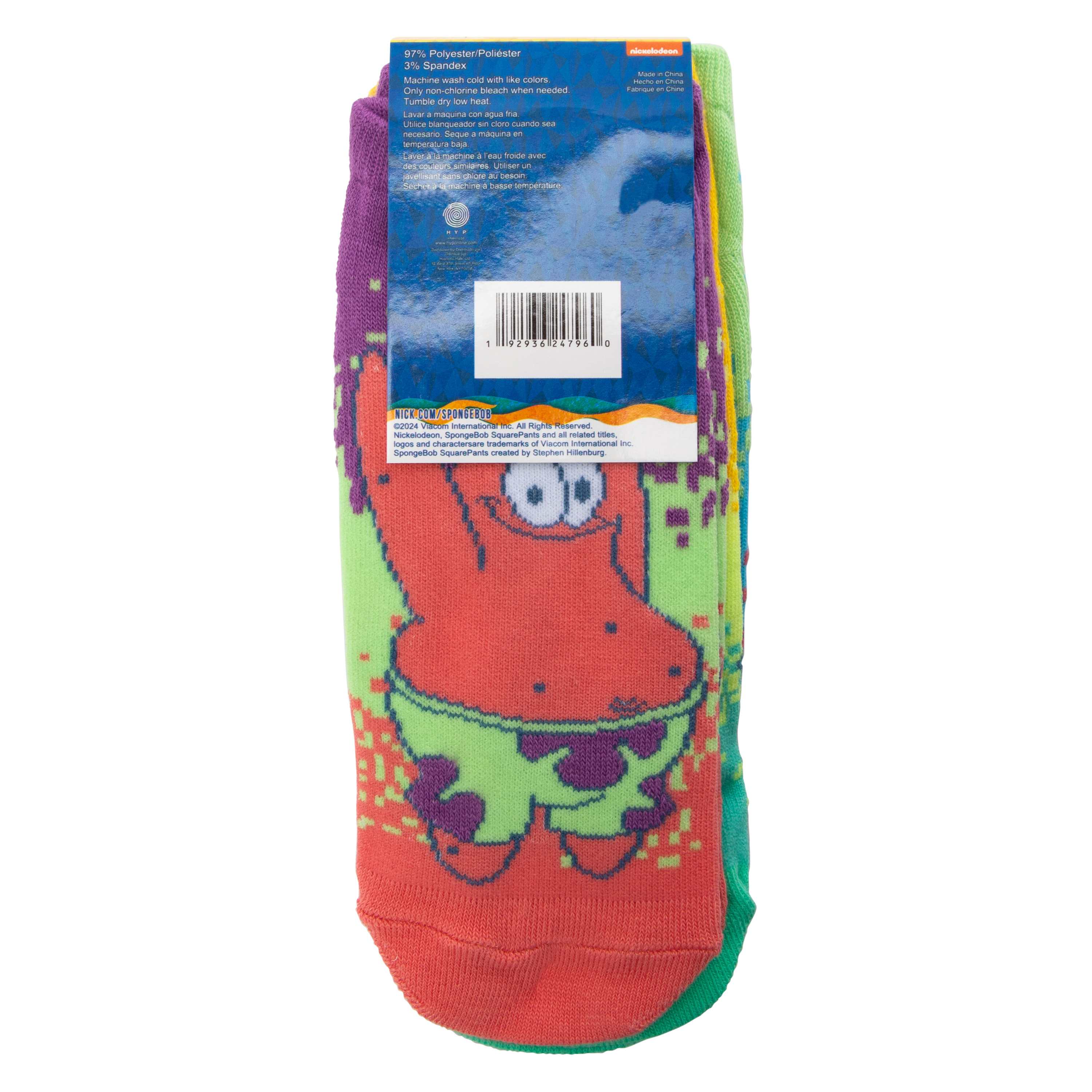 SpongeBob SquarePants™ Ladies Low-Cut Socks 5-Pack