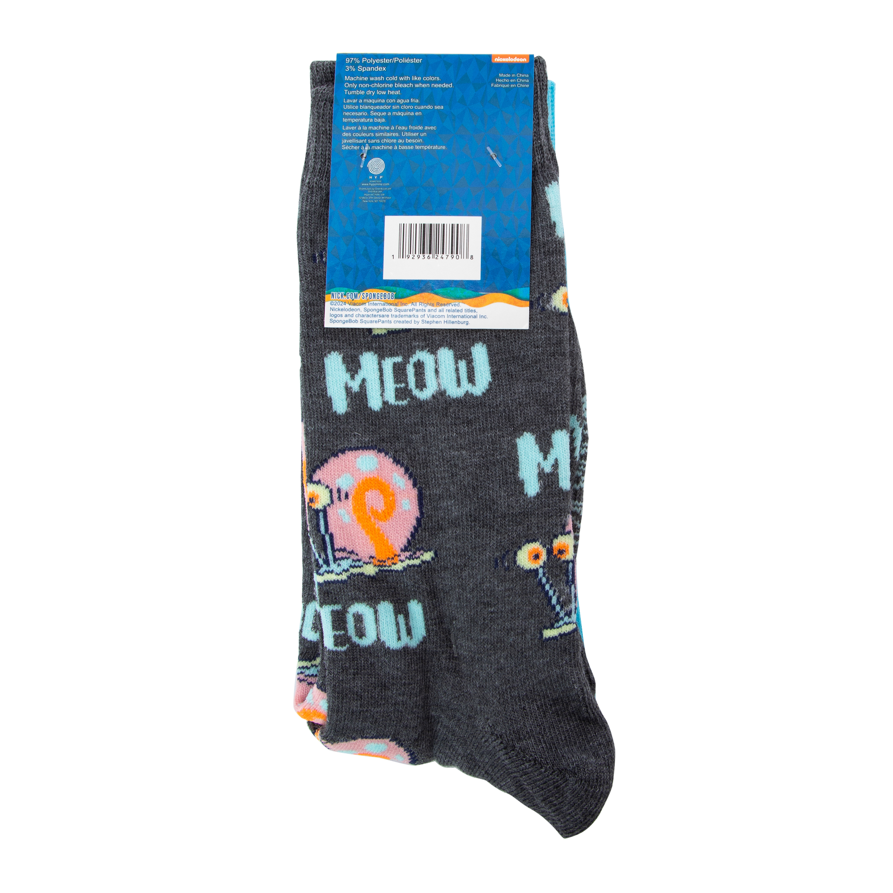 SpongeBob SquarePants™ Mens Crew Socks 2-Pack