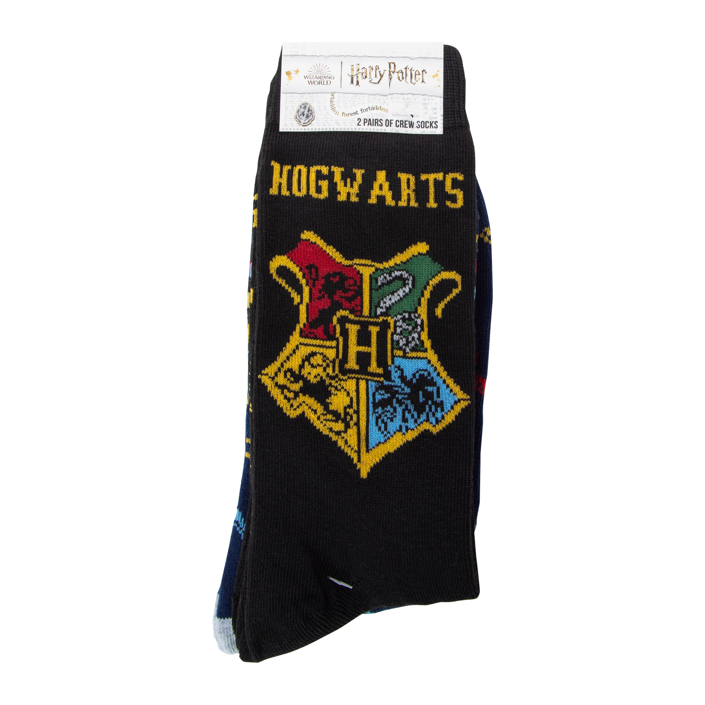 Harry Potter™ Hogwarts Crest Mens Crew Socks 2-Pack