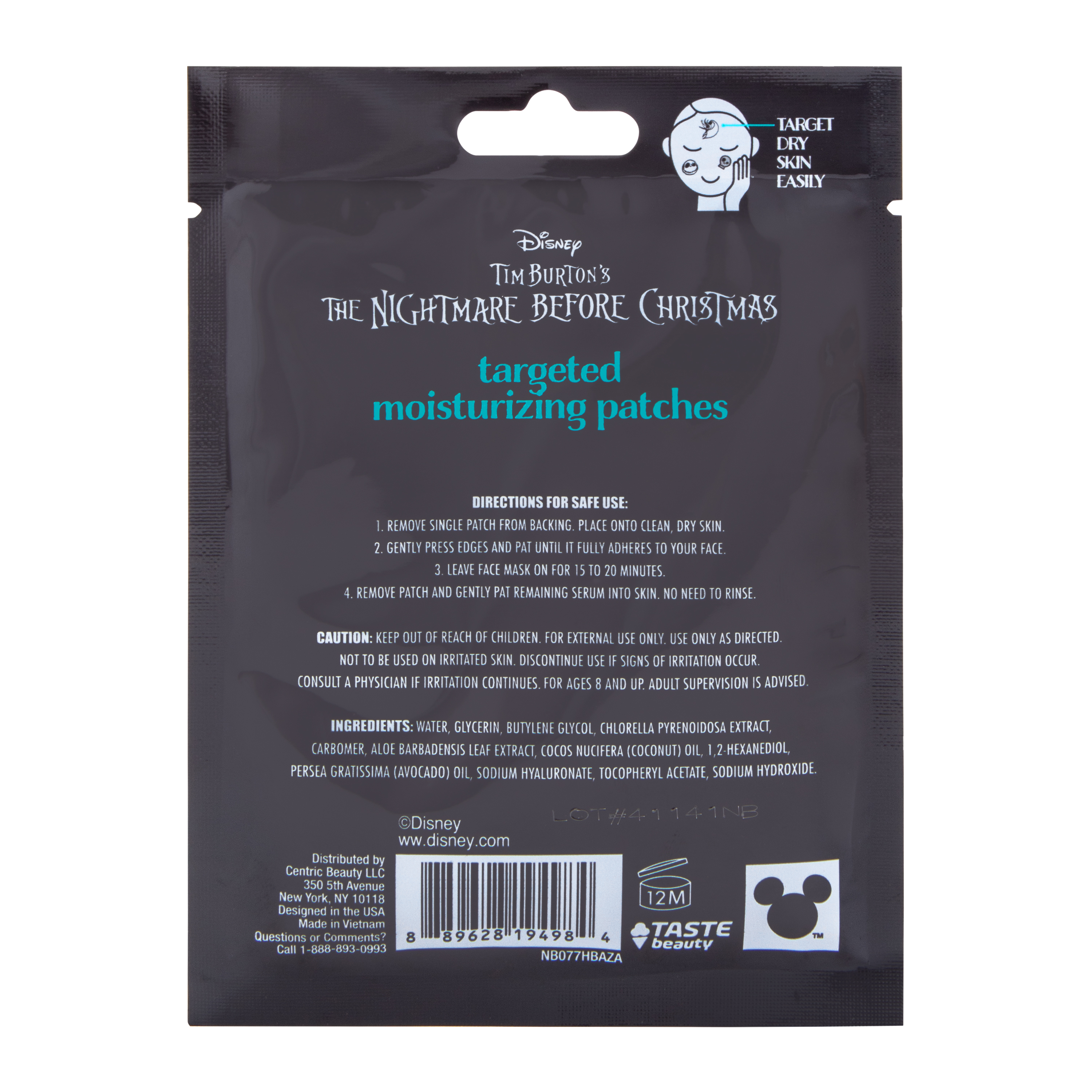 Halloween Targeted Moisturizing Patches For Dry Skin 8-Count