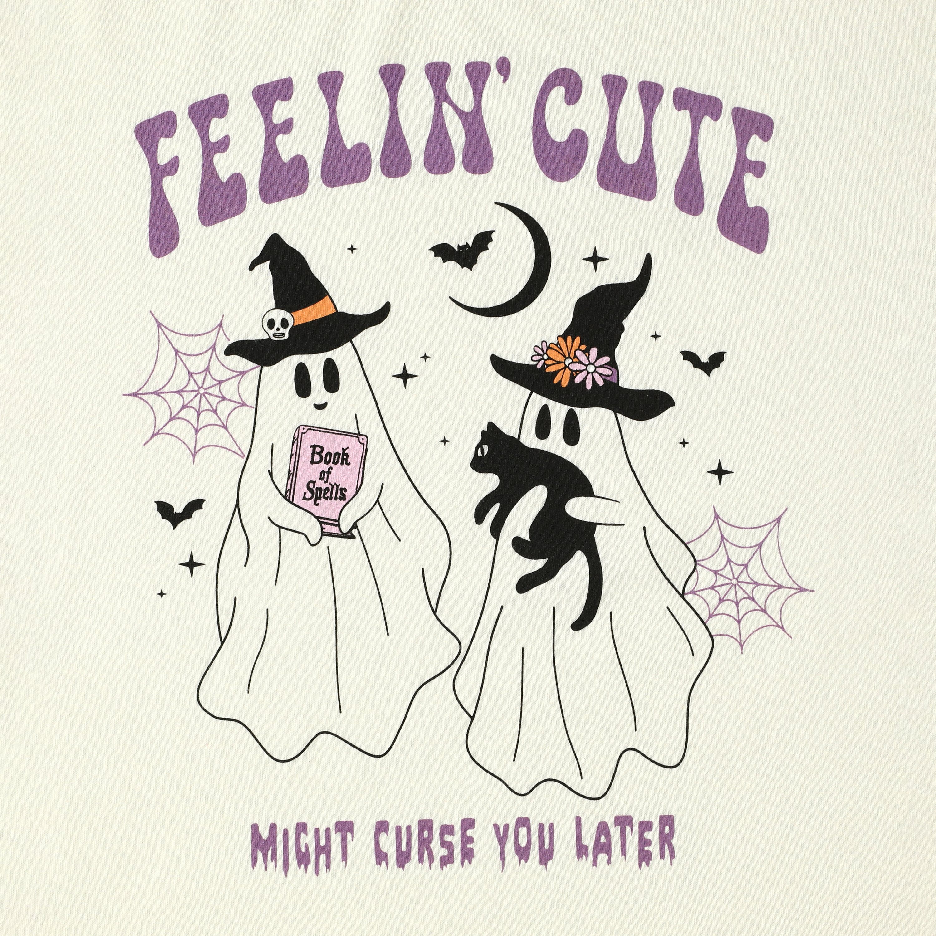 'Feelin Cute Might Curse You Later' Graphic Tee