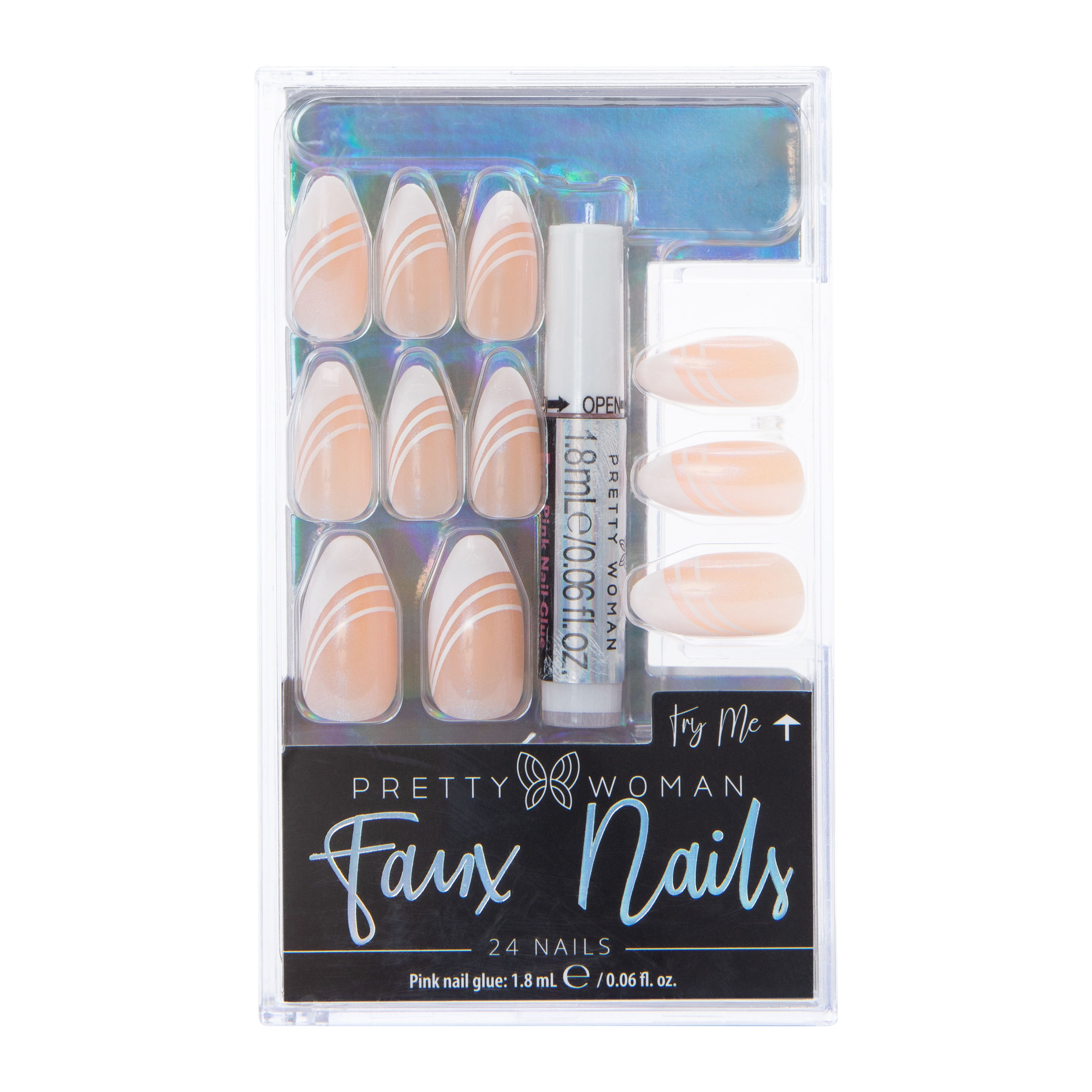Pretty Woman Faux Nails 24-Piece Set