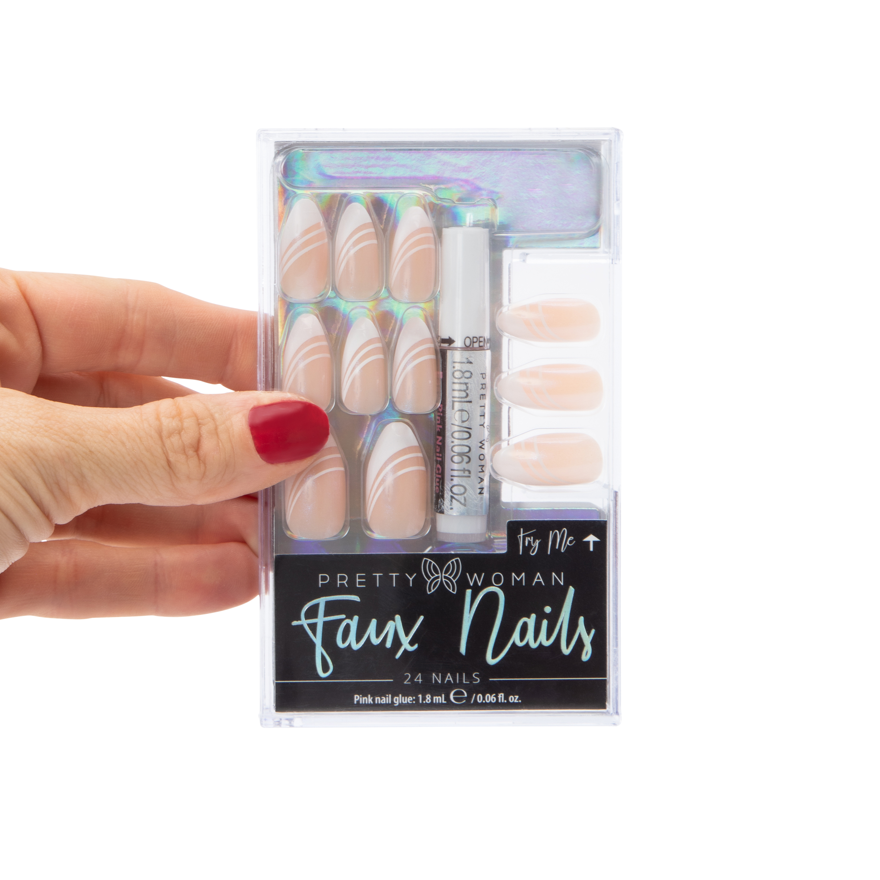 Pretty Woman Faux Nails 24-Piece Set