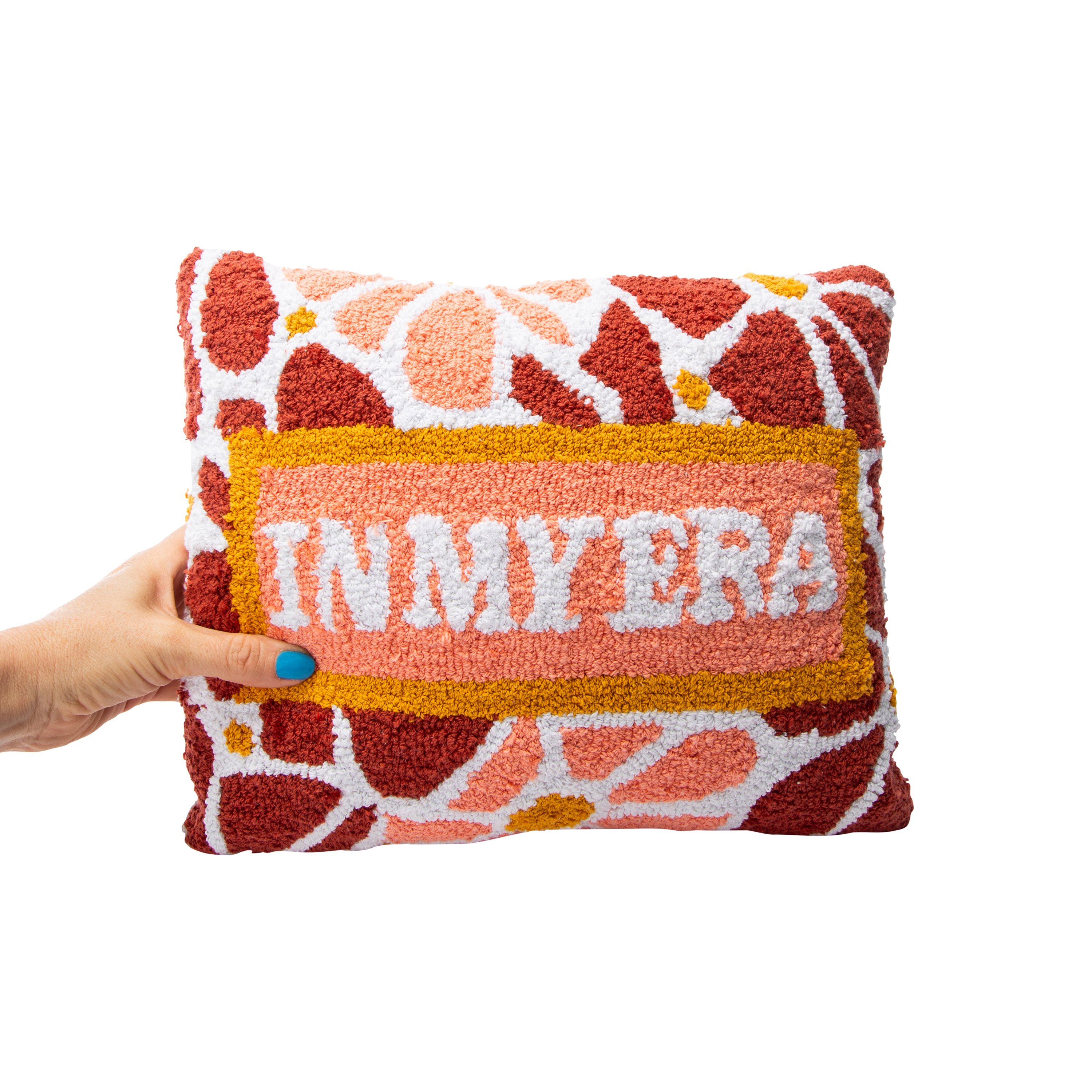 Trendy Needlepoint Throw Pillow 12in x 14in