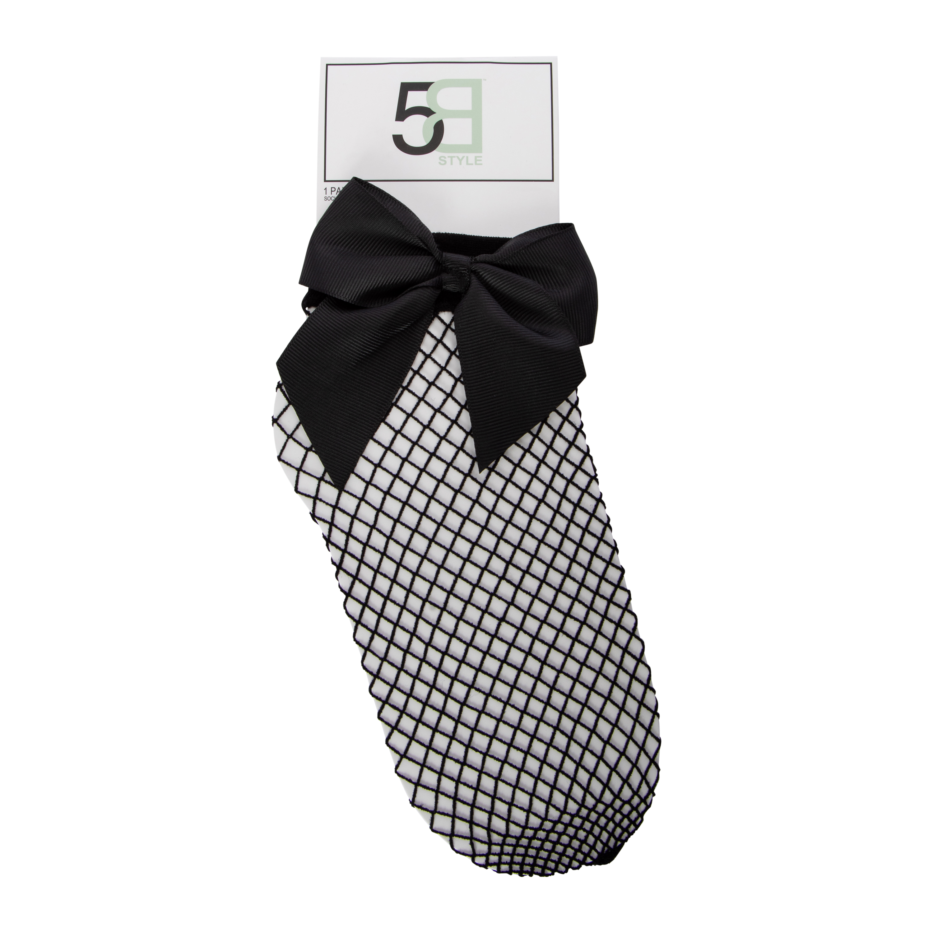 fishnet socks with bows