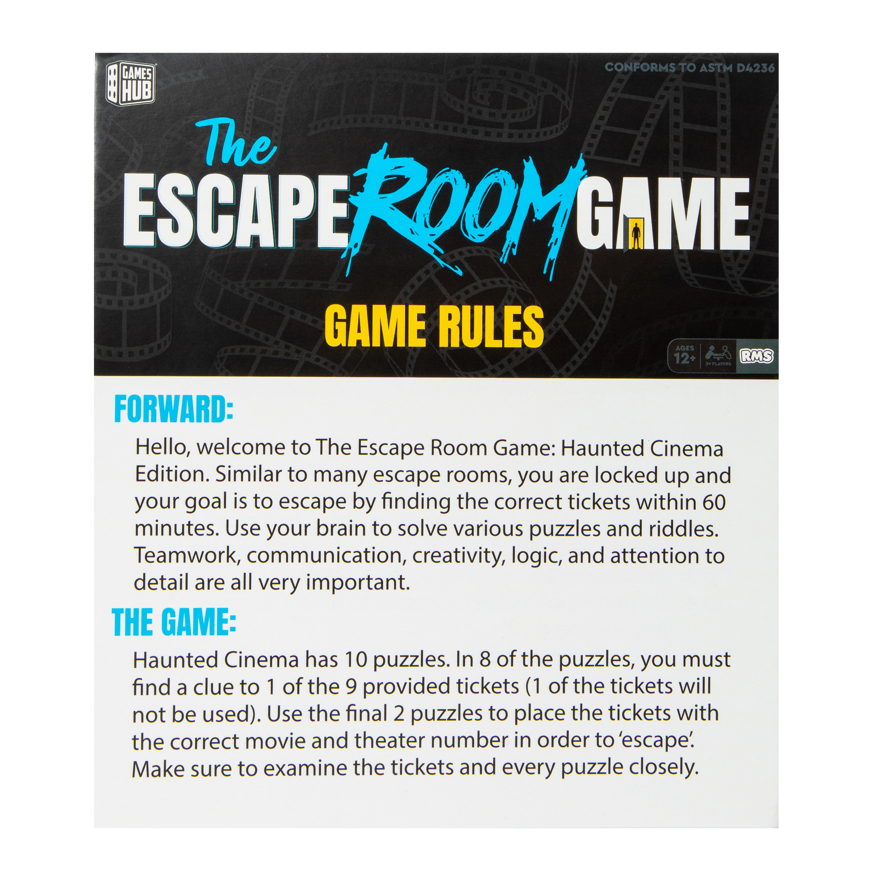 The Escape Room Game: Haunted Cinema Edition