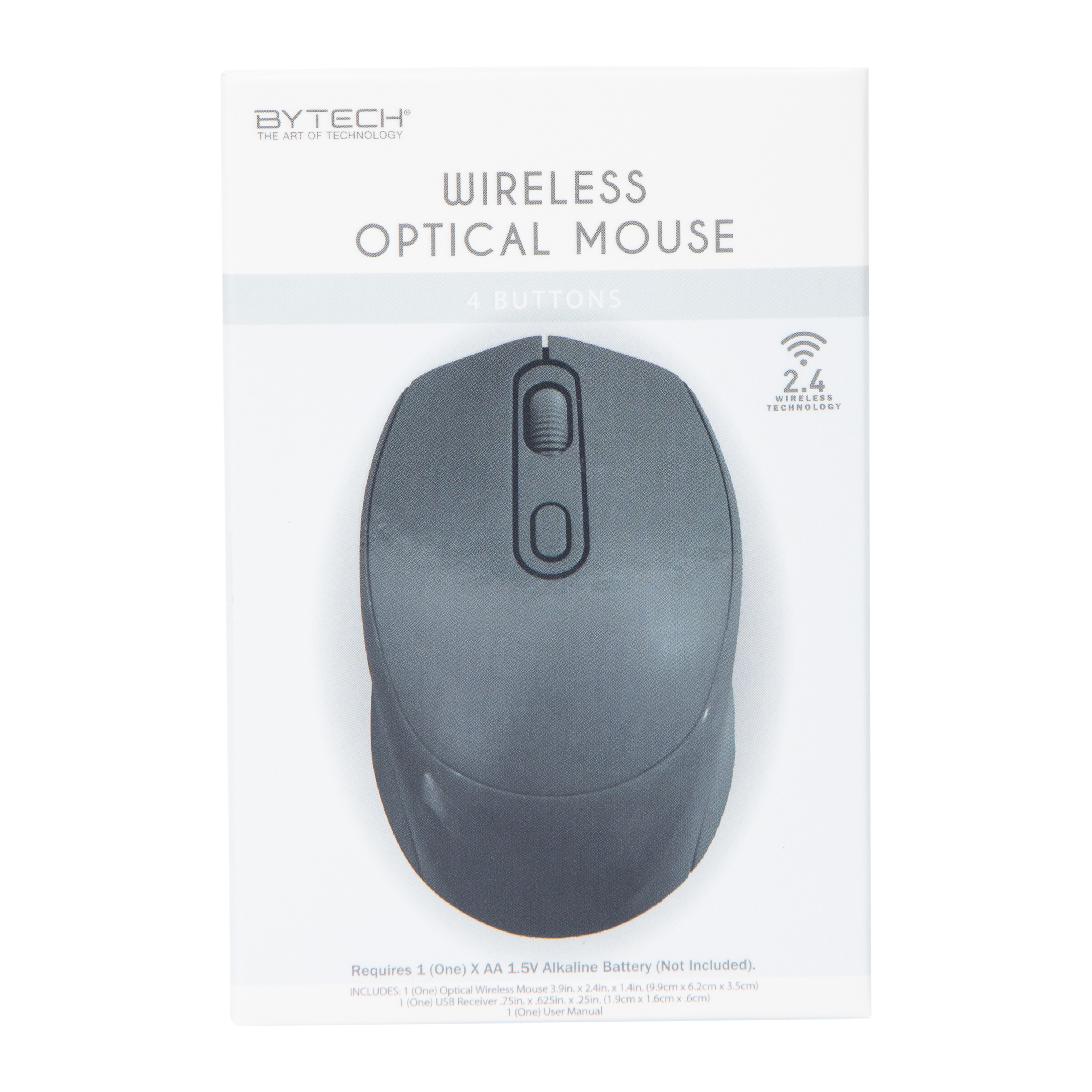 By-Tech® Wireless Optical Mouse