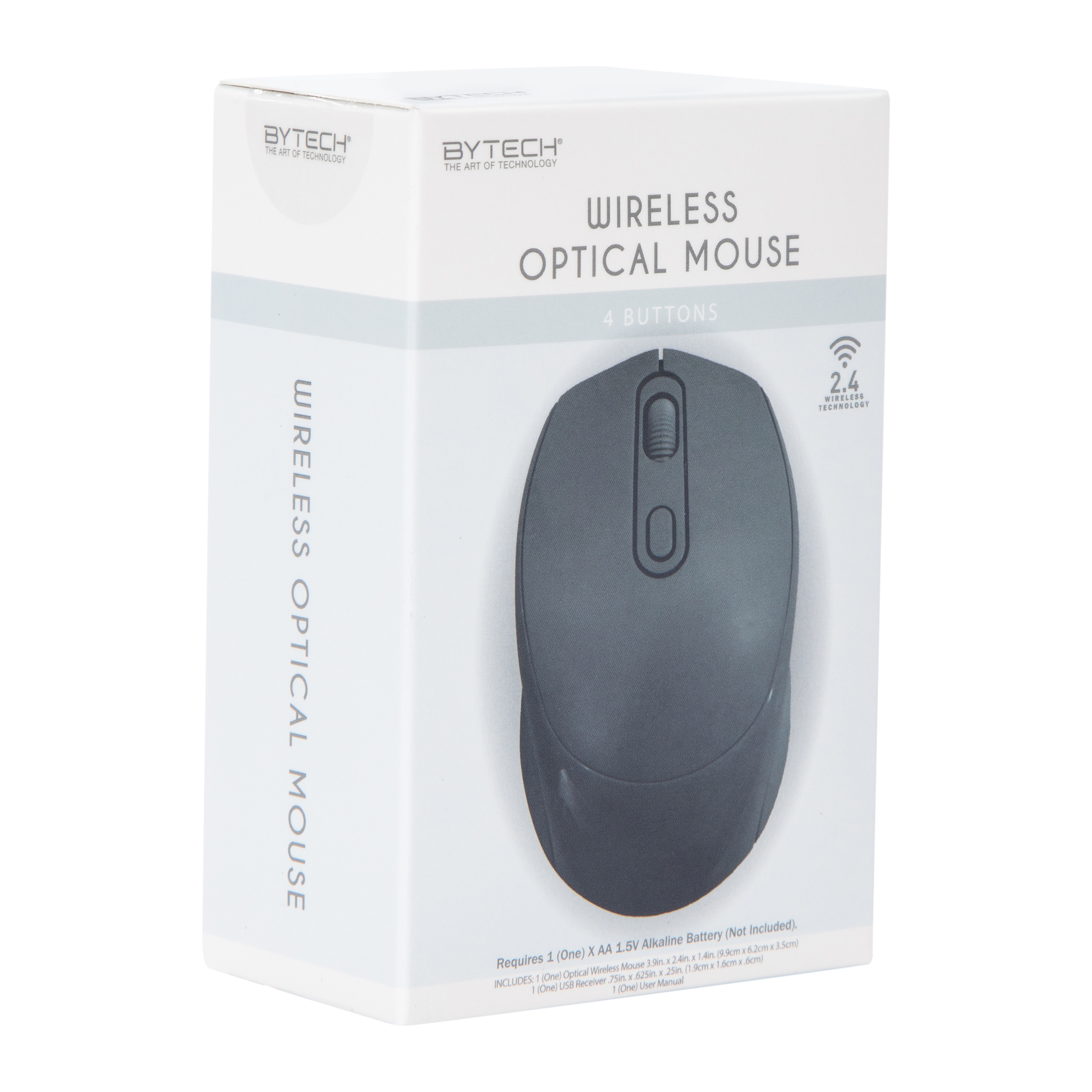 By-Tech® Wireless Optical Mouse
