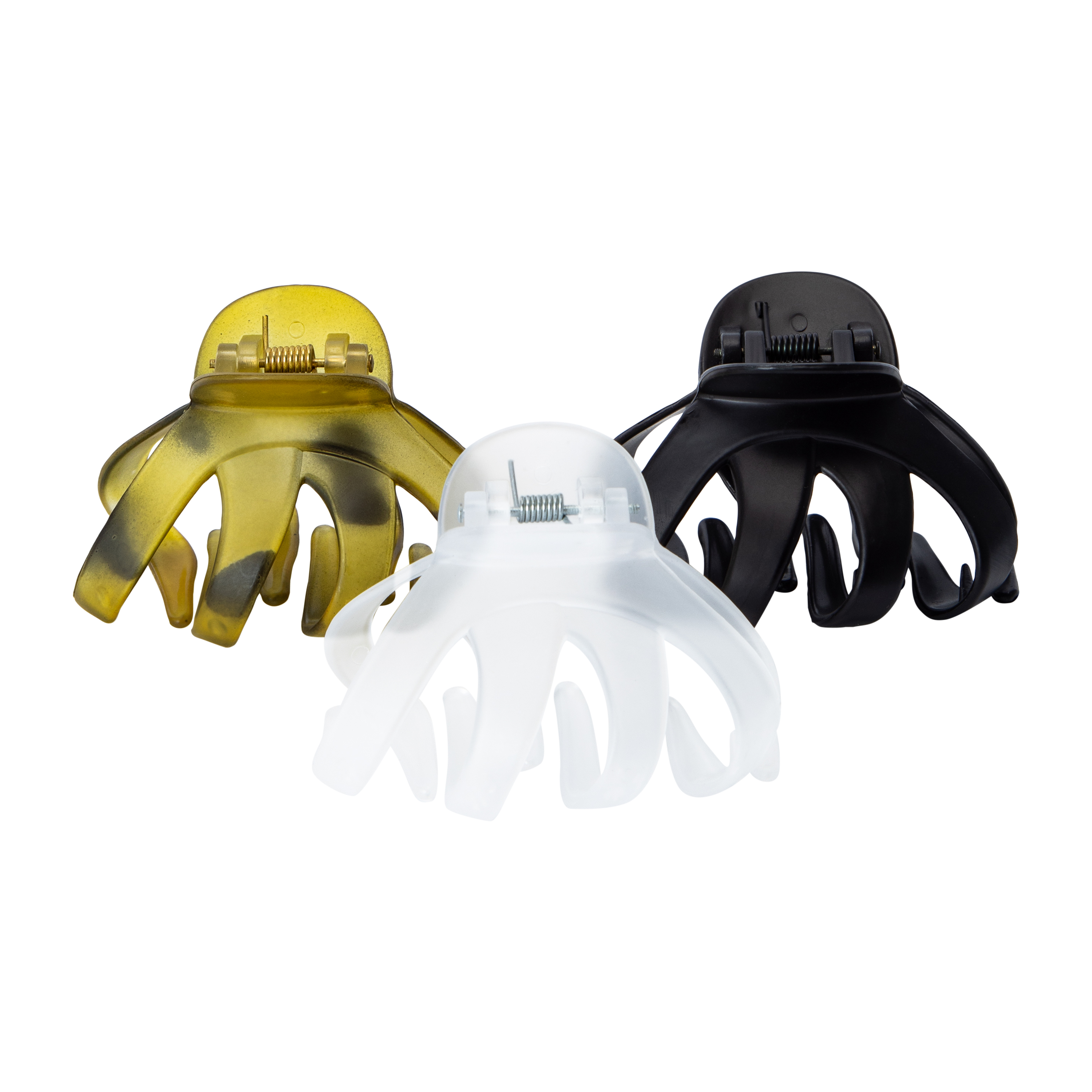 Flat Claw Clips 3-Pack