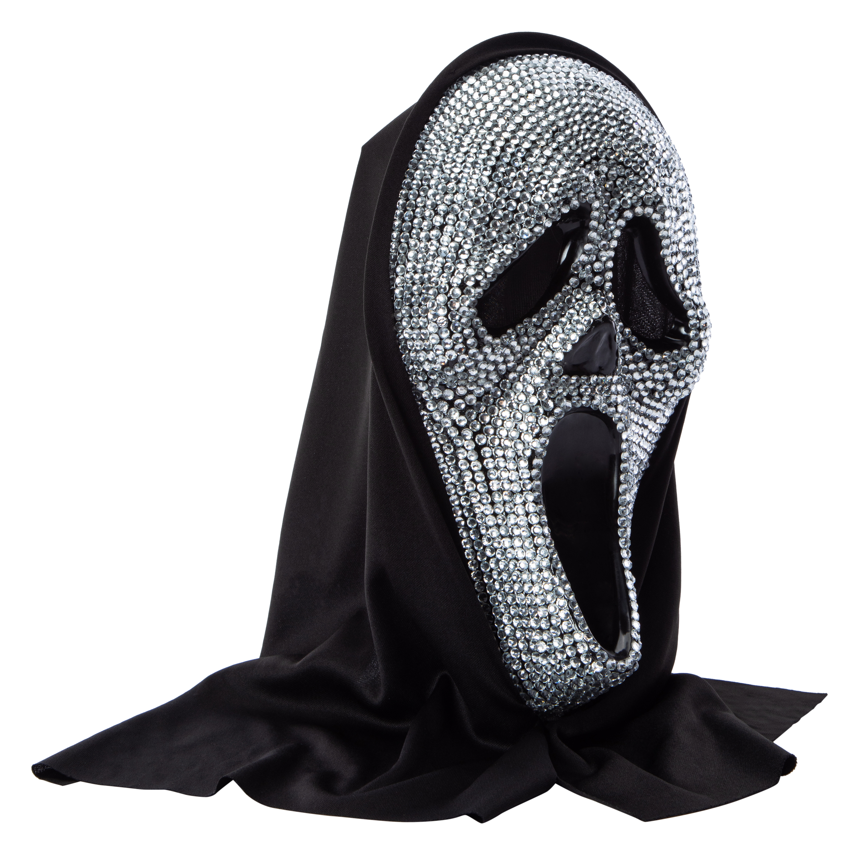Ghost Face® Bling Costume Mask - Silver