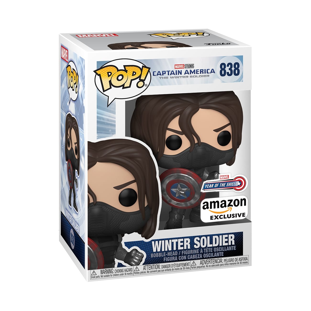 Funko Pop! Marvel Captain America Winter Soldier Bobble-Head