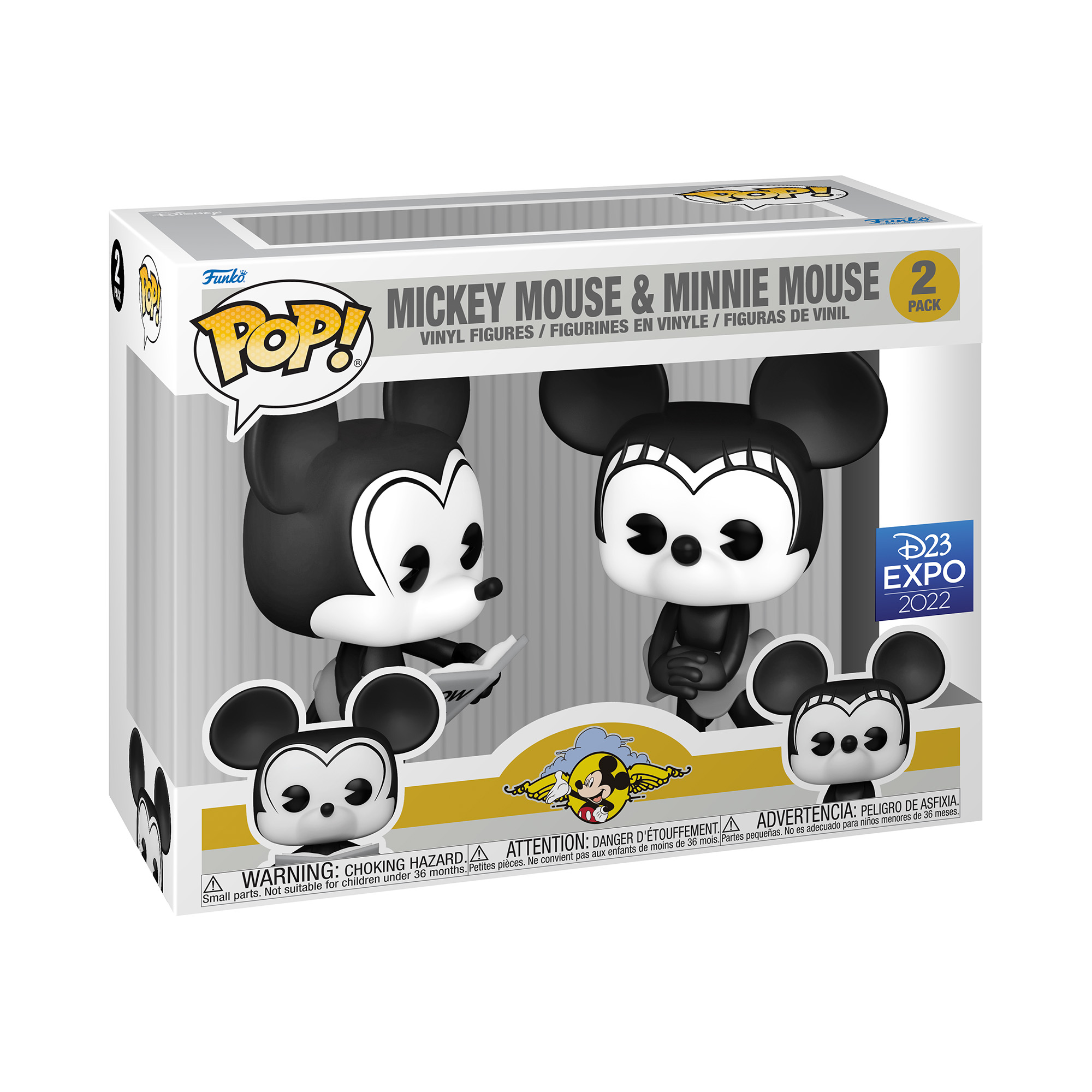 Funko Pop! Disney Mickey Mouse & Minnie Mouse Vinyl Figures