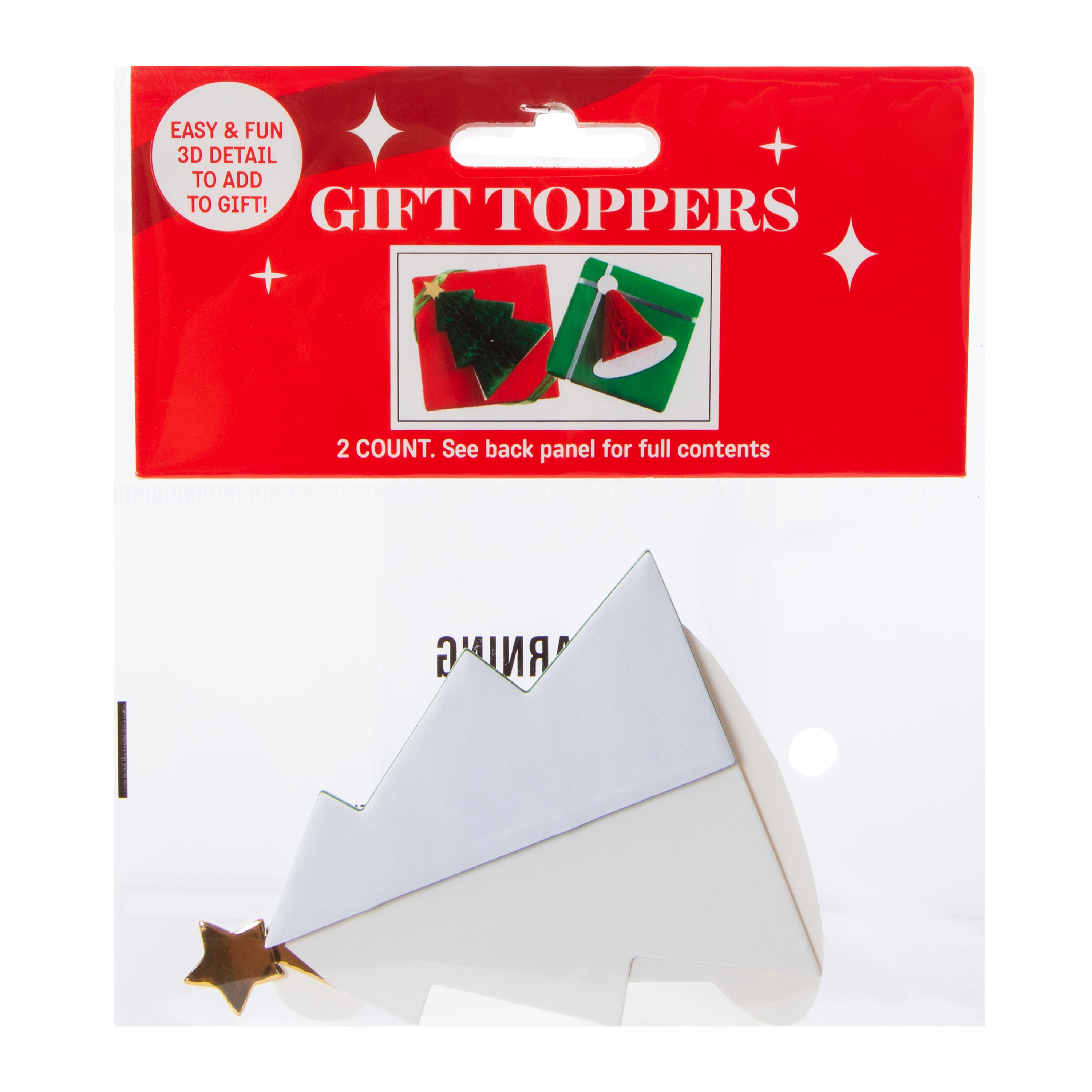 3D Gift Toppers 2-Count